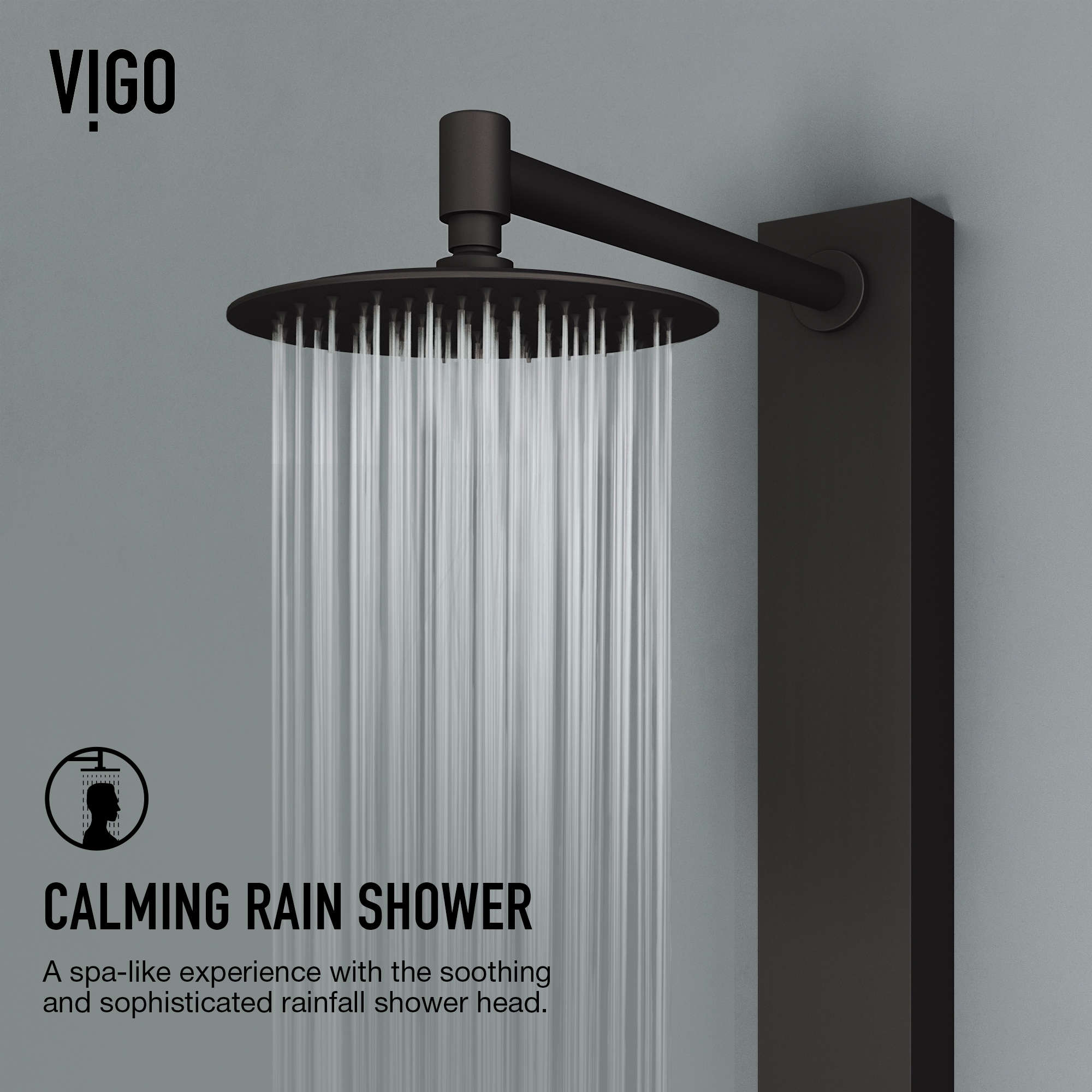 VIGO VG08018MB Showerhead-Bar-Panels - View #4