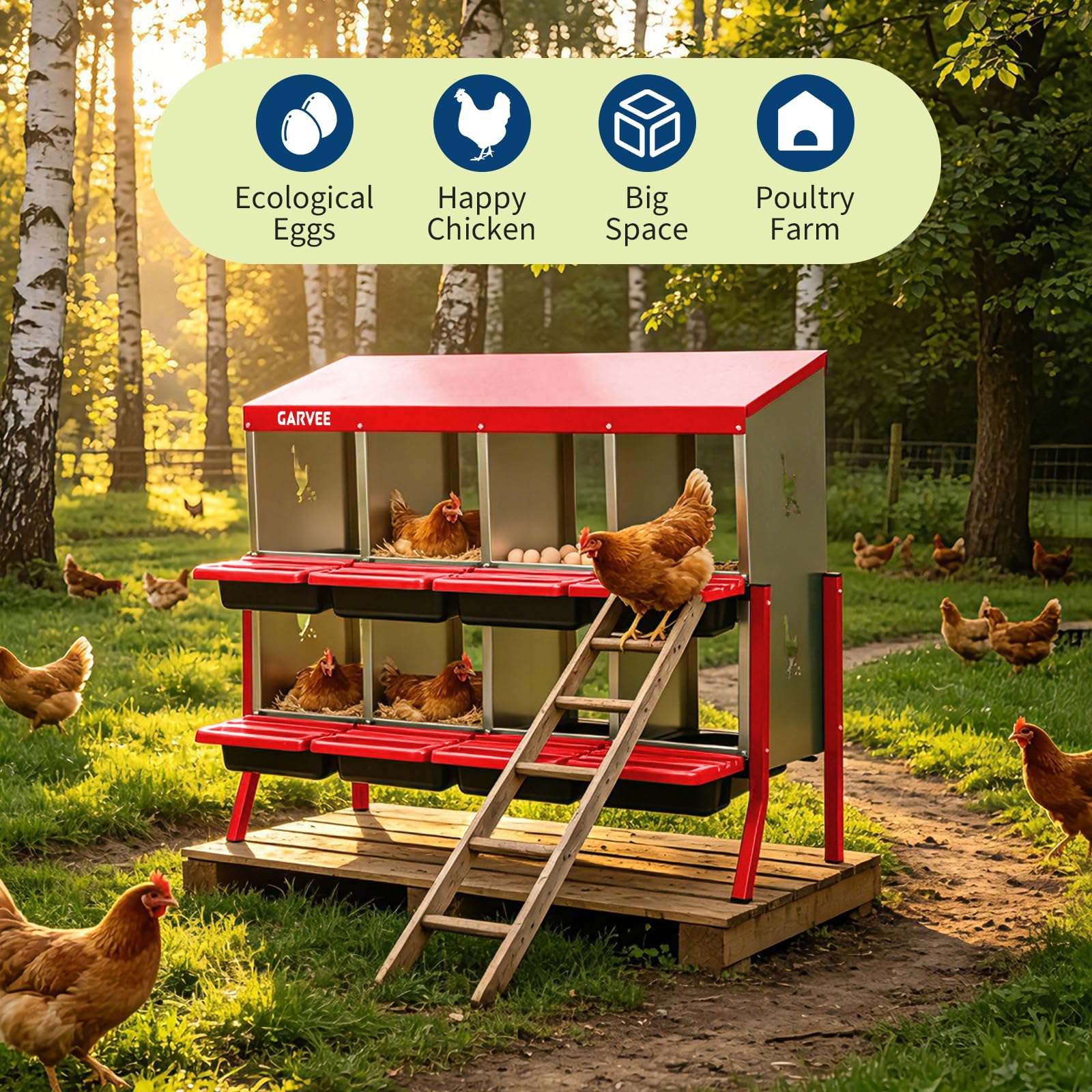 GarveeLife CLJ-VZDWCN-090ANG Chicken-Coops-Rabbit-Hutches - View #5