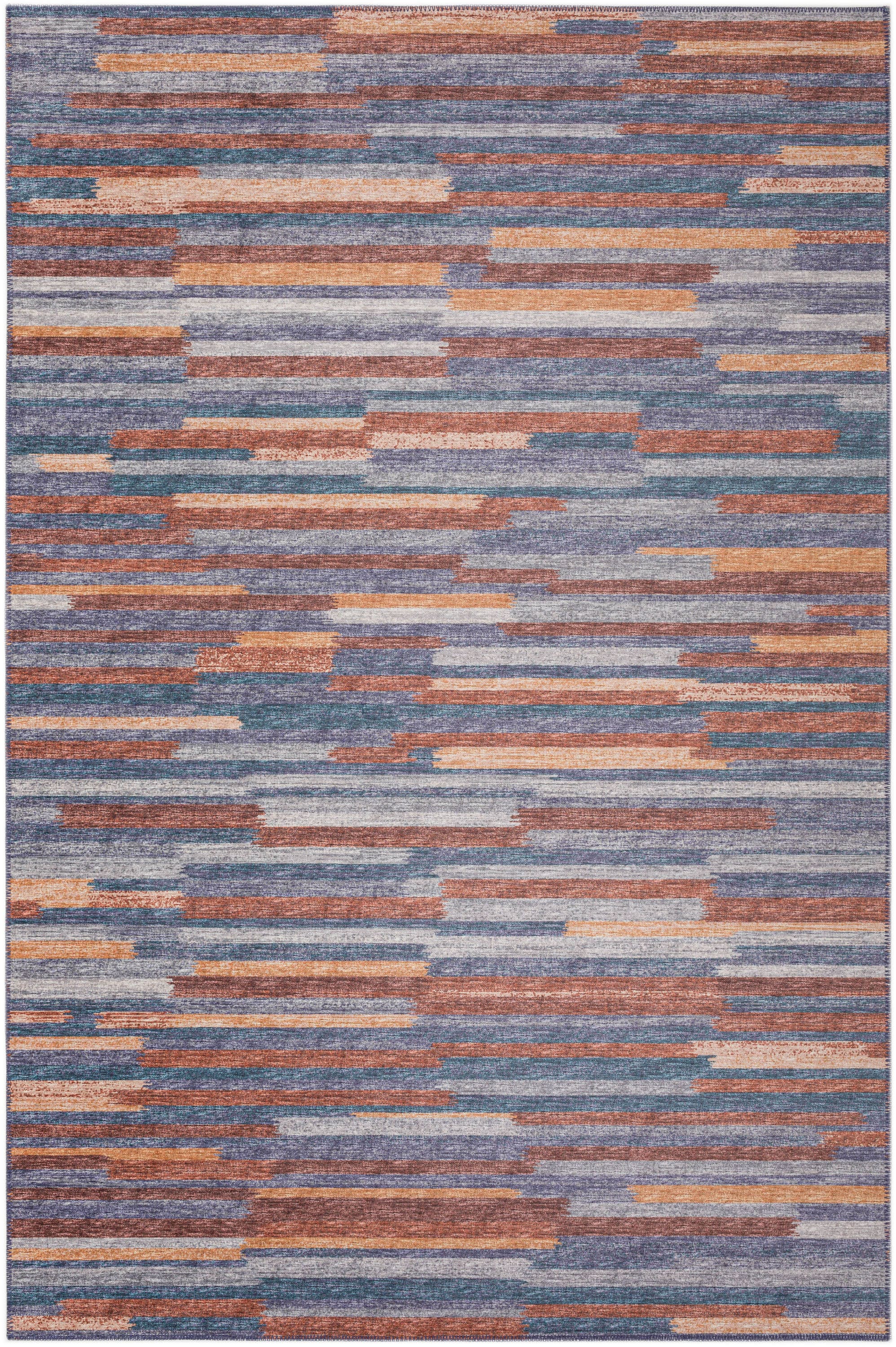 Addison Rugs AYU38LA10X14 Yuma 10 x 14 (ft) Chenille Landscape Rectangular Indoor/Outdoor Stripe Coastal Area rug