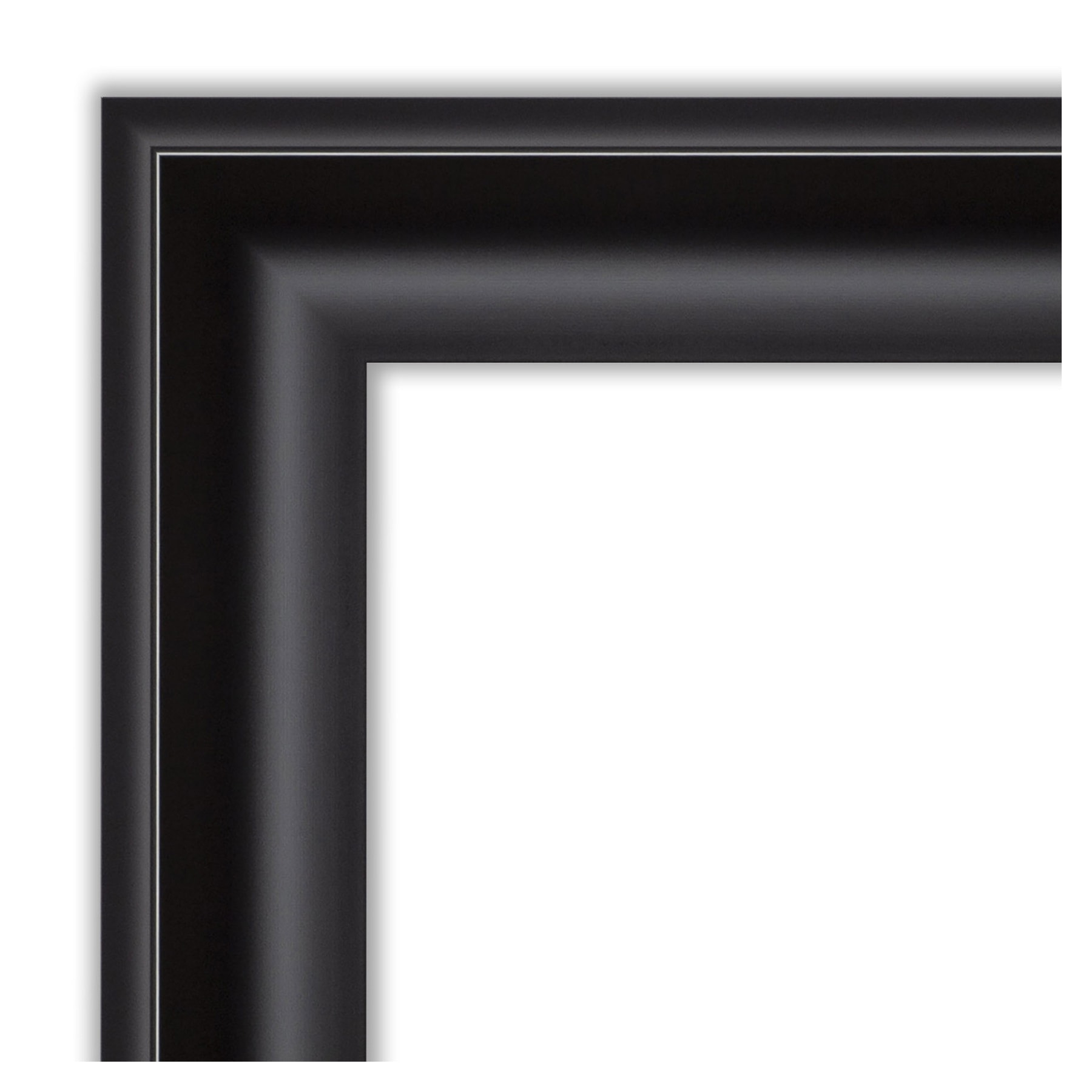 Grand Black Beveled Bathroom Vanity Wall Mirror