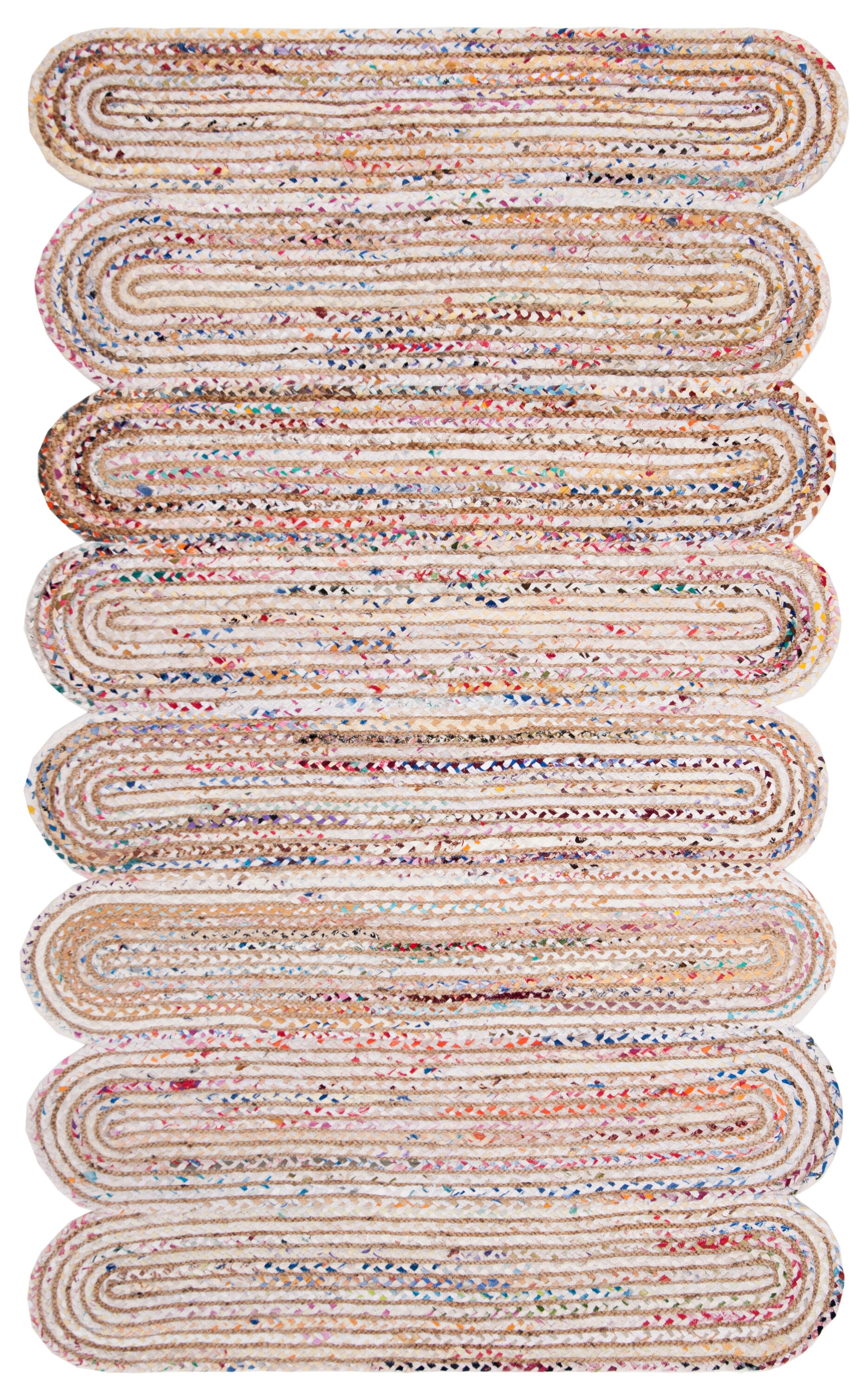 Cape Cod Ivory Cotton 5' x 8' Hand-Knotted Area Rug