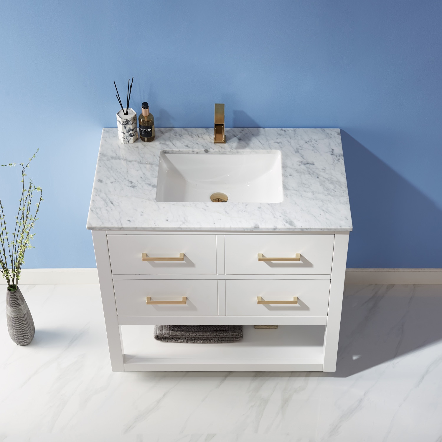 Altair 532036-WH-CA-NM Bath-Vanity-Combo - View #2