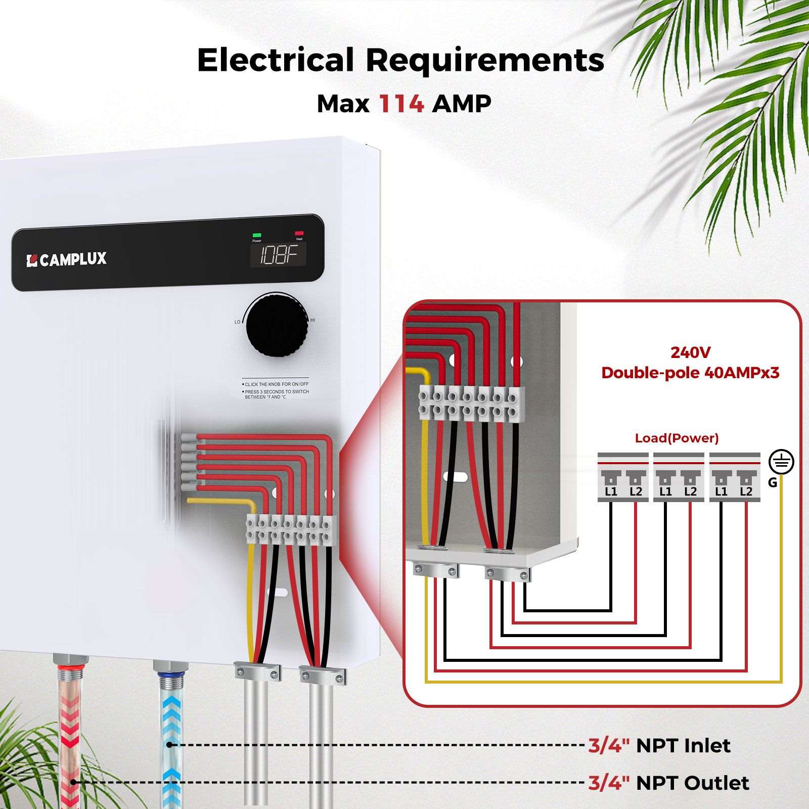 Camplux TEW24 Gas-Water-Heaters - View #8