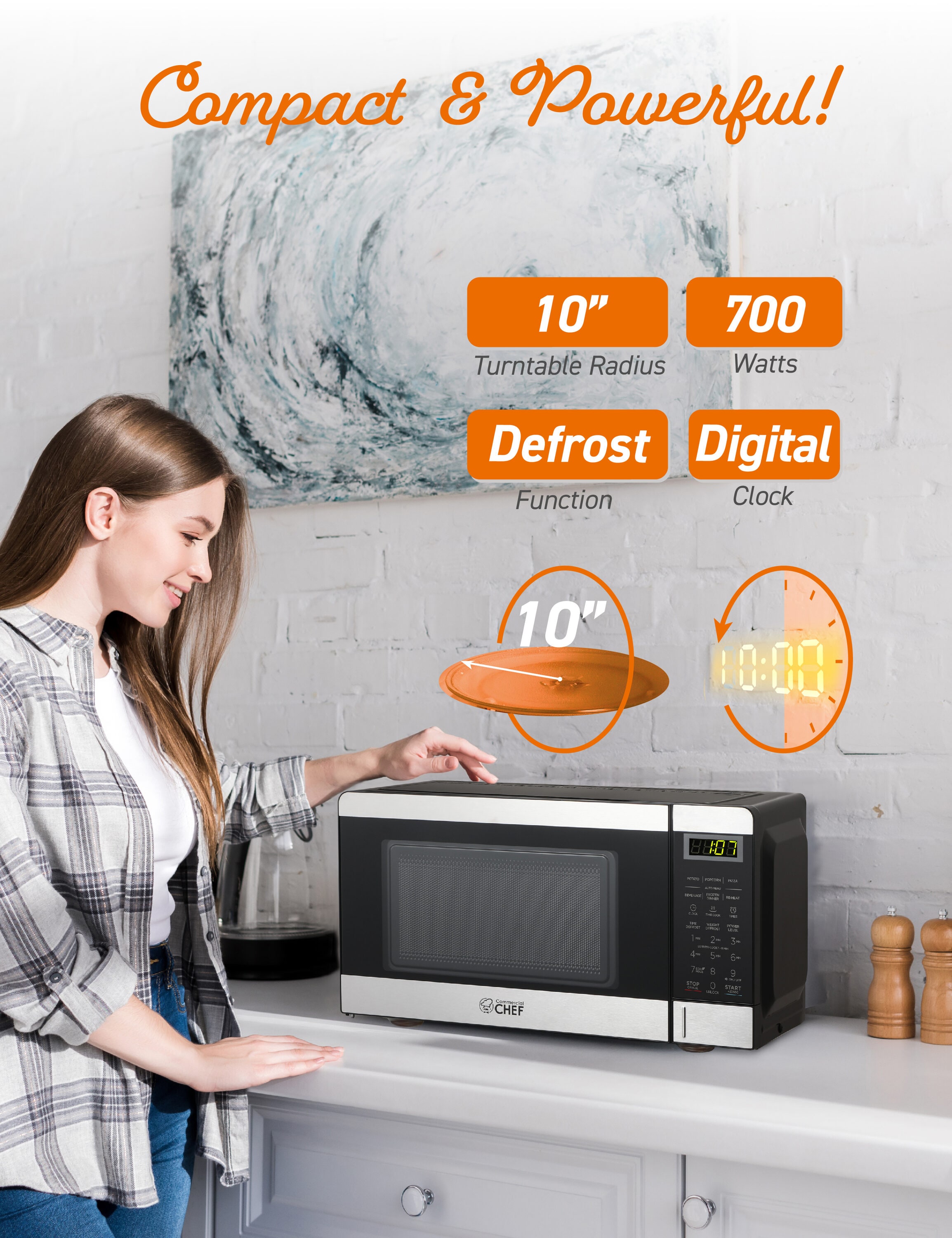 Commercial Chef CHM770SS Cnt-Mwo - View #4