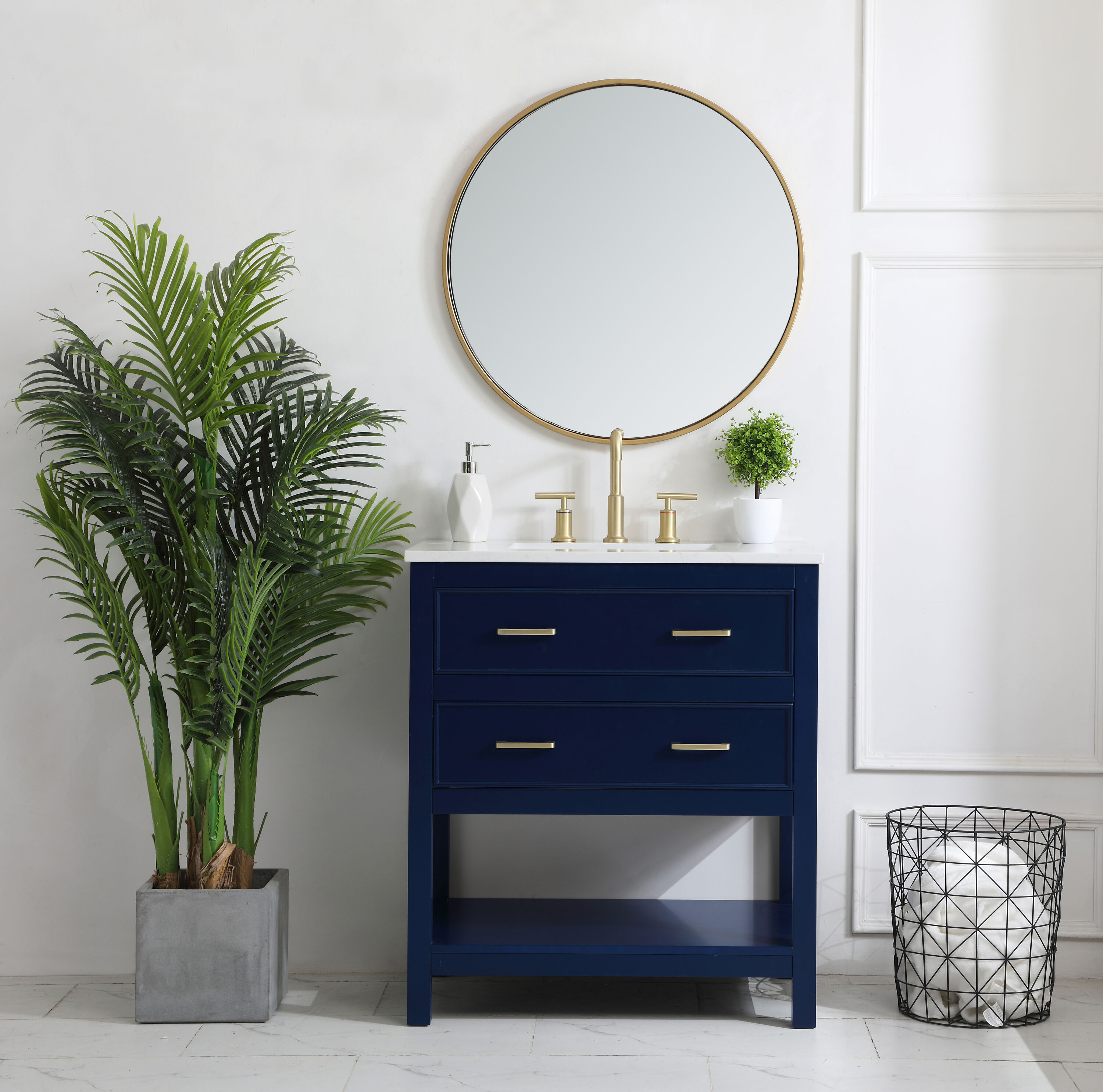 Elegant Decor HF57090BL Bath-Vanity-Combo - View #6