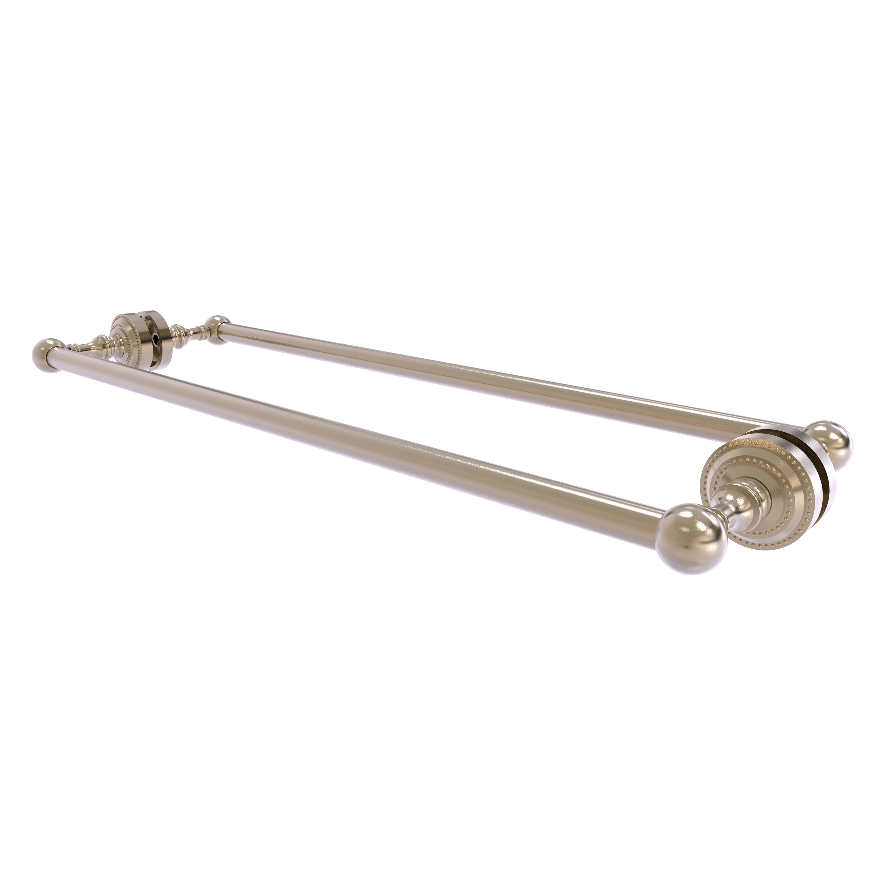 Allied Brass DT-41-BB-24-PEW Dottingham 24-in double Antique Pewter Wall mount Double Towel Bar