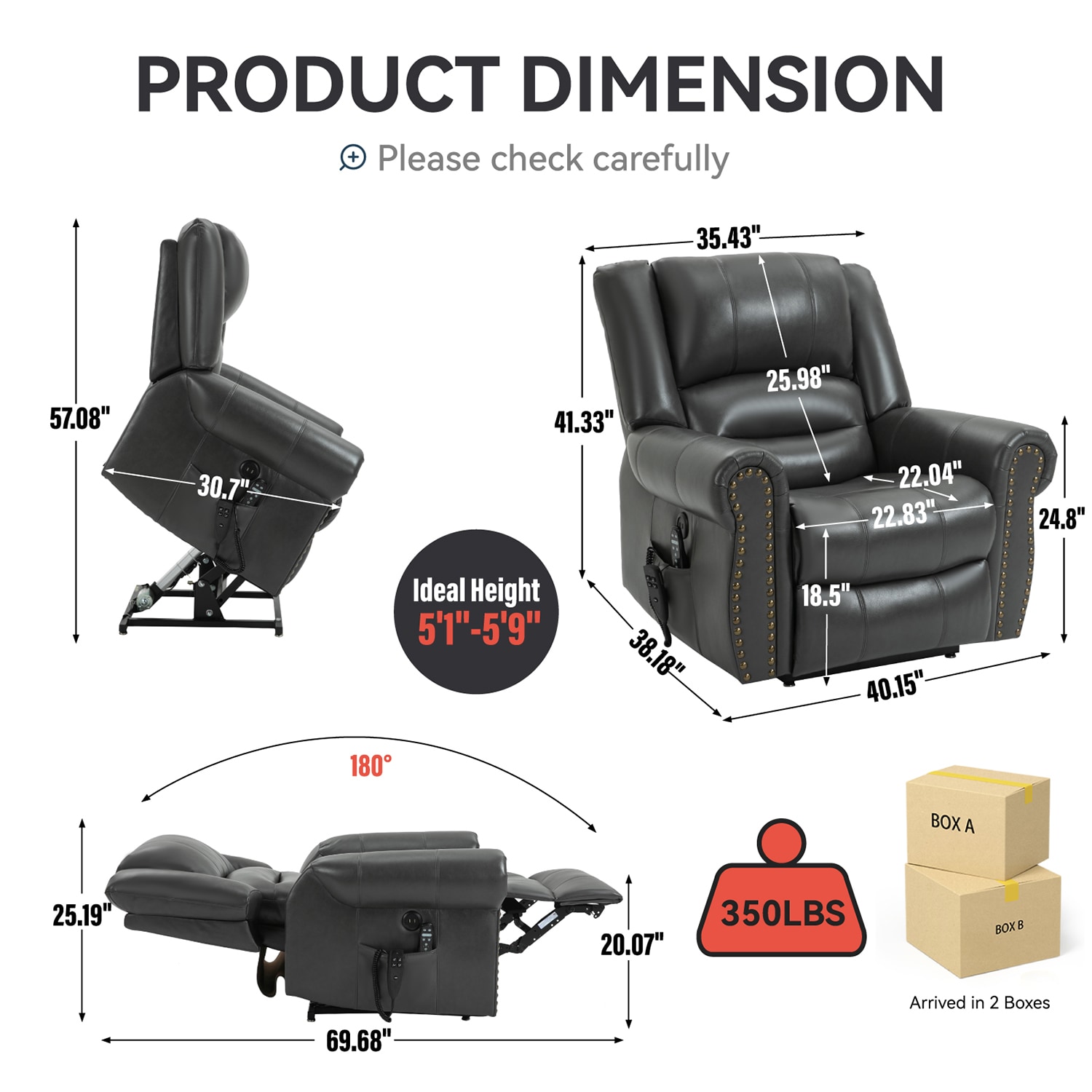 GZMR GZ-SG80AAB recliners - View #5