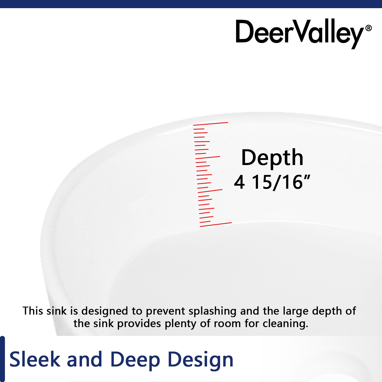 DeerValley DV-1V0049 Bath-Sink - View #3