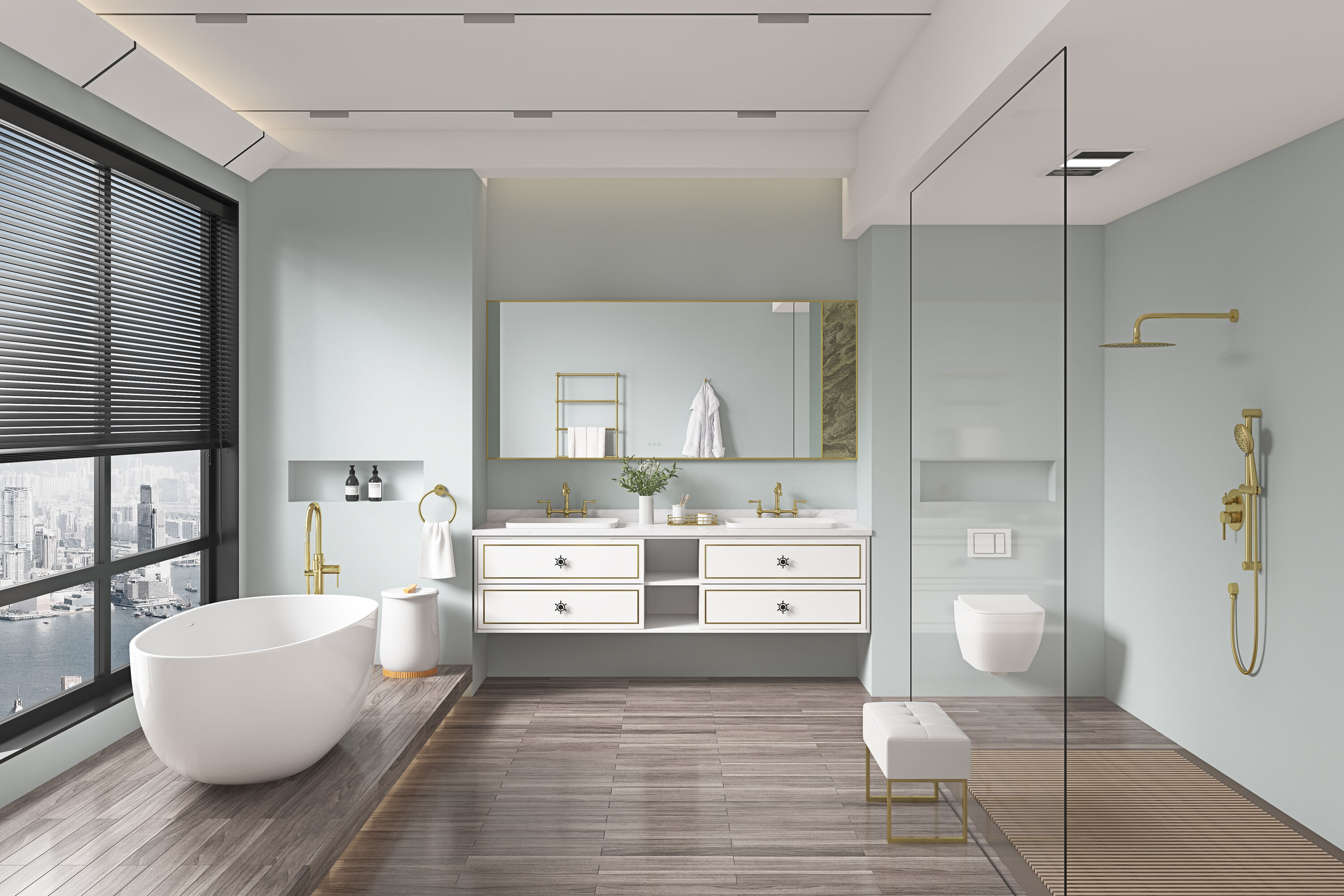 Vacolite KP38436-BG-HS Framed-Bath-Mirrors - View #3