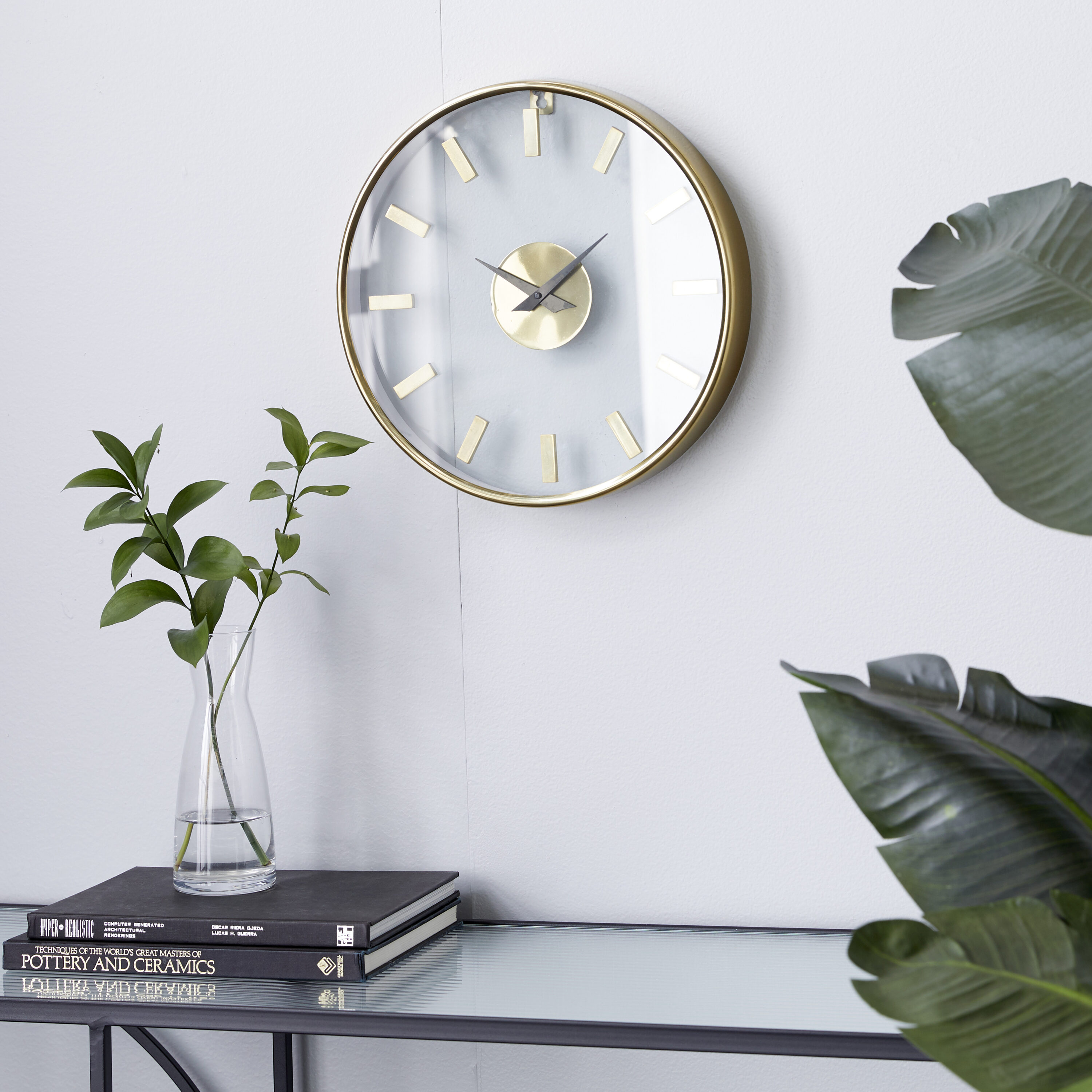 Brass Table Clock – KATE MARKER HOME