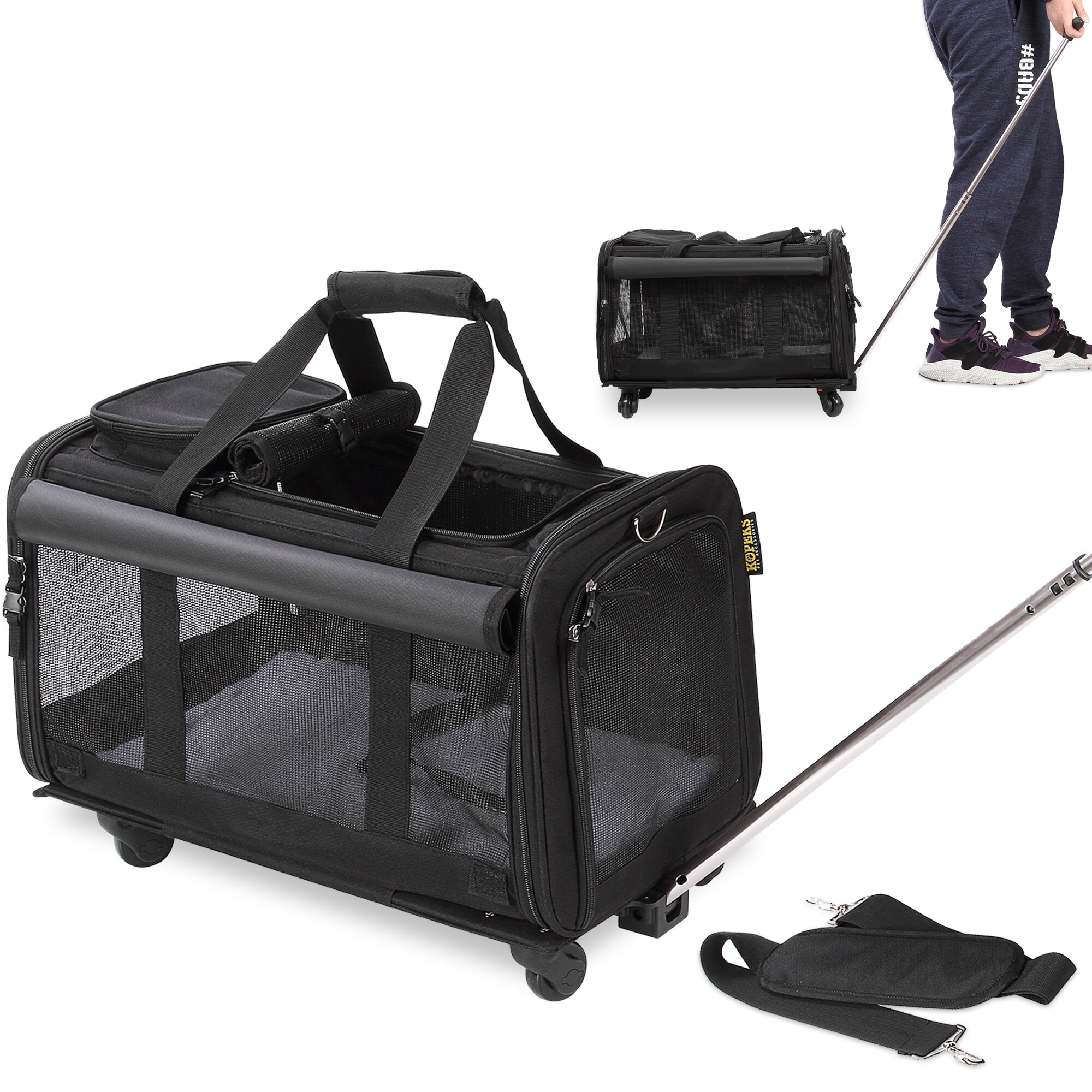 Smalls Pet Carrier with Pet Trek: Airline Approved! – A Pet with Paws