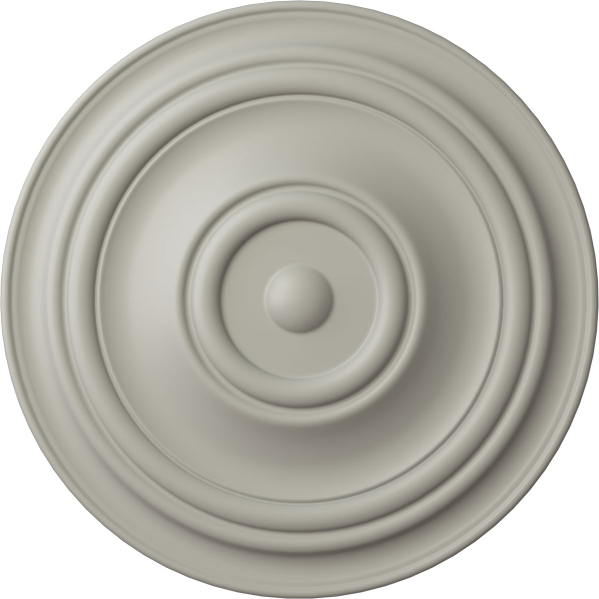 Ekena Millwork CM31TRPCF Traditional 31.5-in W x 31.5-in L Painted Pot Of Cream Polyurethane Whole Ceiling Medallion