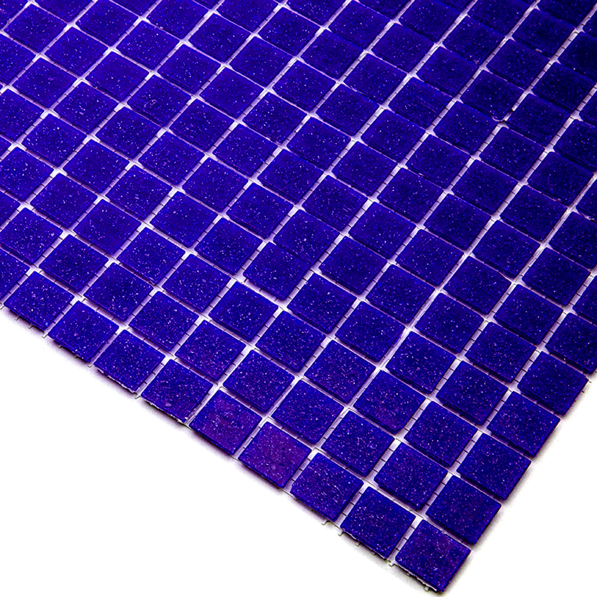 Apollo Tile Dune Cobalt Blue 12-in x 12-in Glossy Glass Uniform Squares Floor and Wall Tile (20-sq. ft/ Carton)