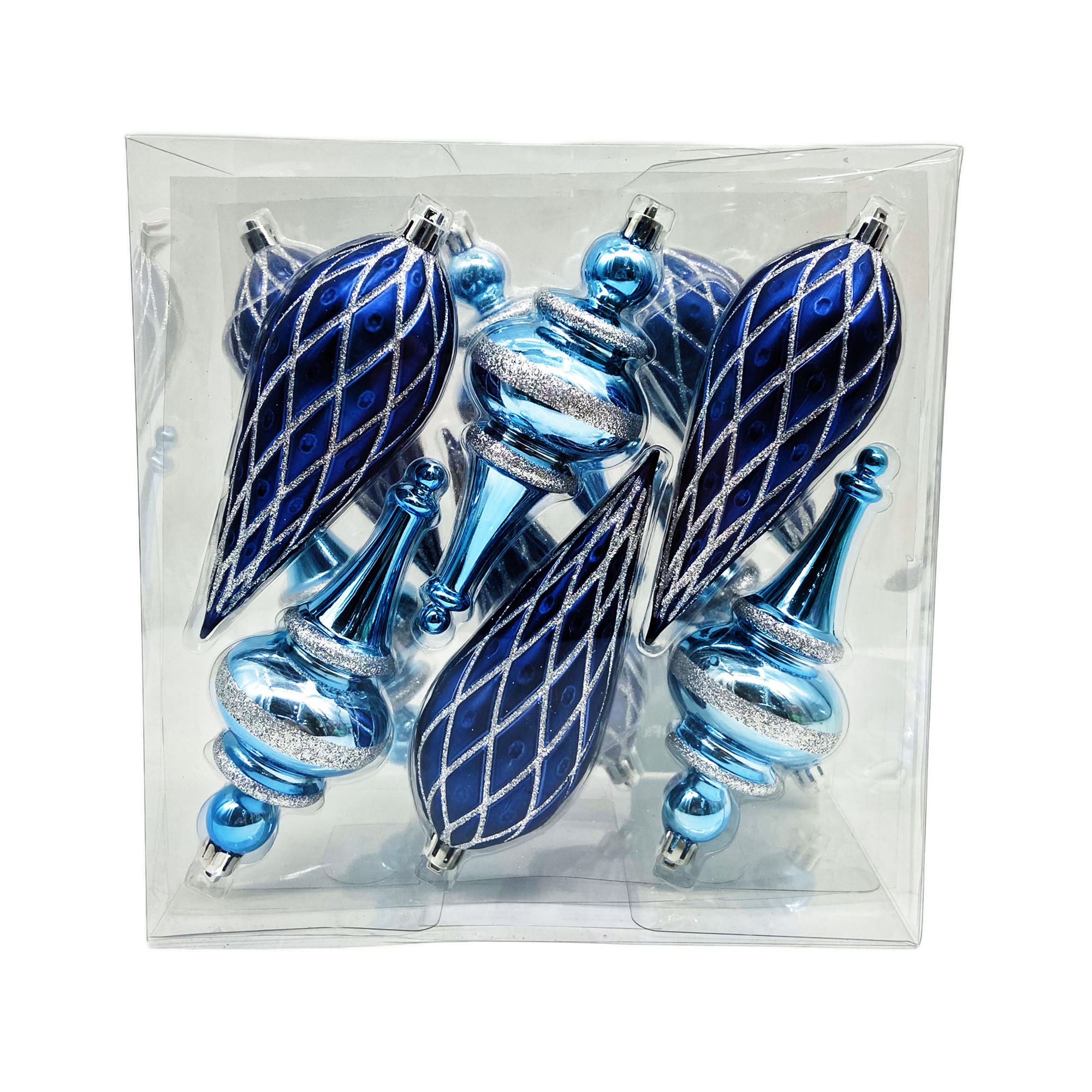 Holiday Living 014-922-3 12 -Pack Multiple colors/finishes Standard Indoor Ornament set Shatterproof