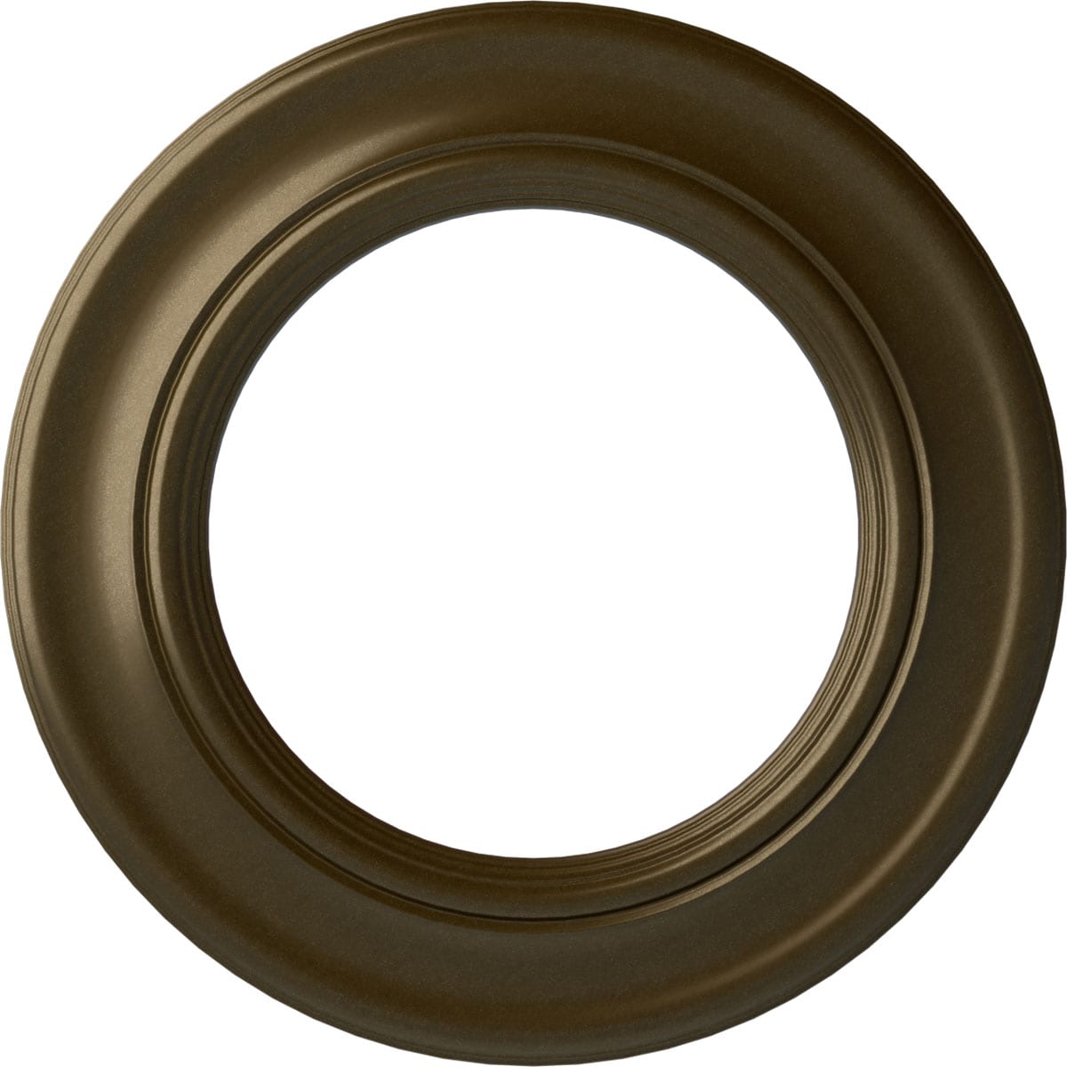 Ekena Millwork CM20HOBRS Holmdel 20.875-in W x 20.875-in L Painted Brass Polyurethane Whole Ceiling Medallion