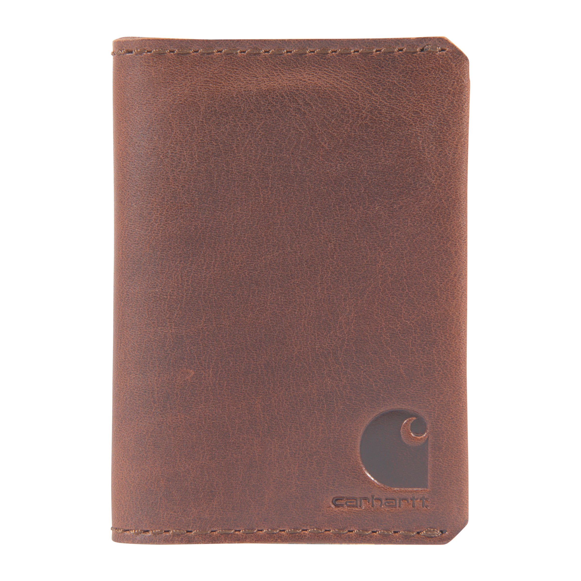 Carhartt B000039420199 1.57x5.12x5.12 Brown Leather Softshell Wallet