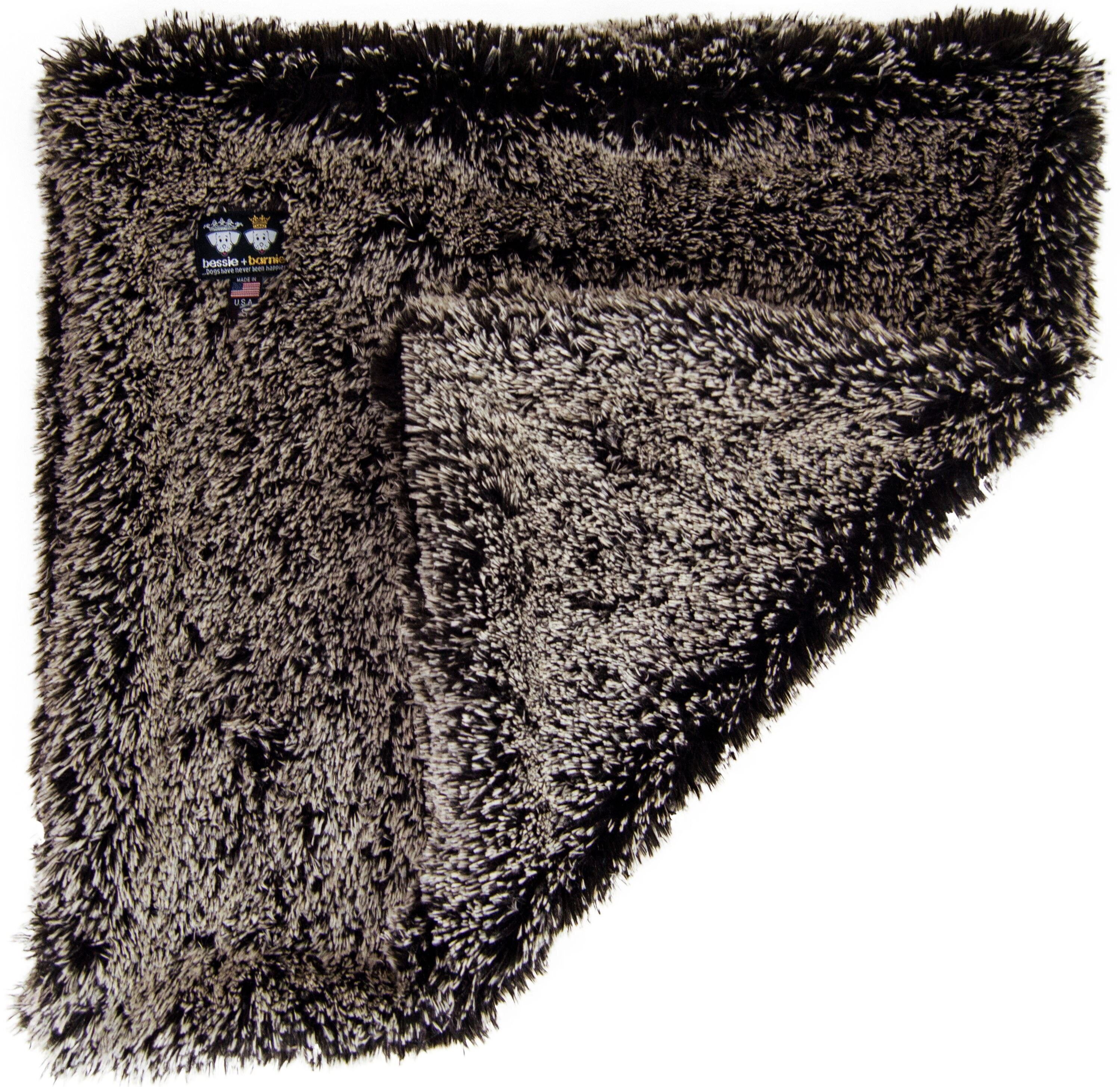Bessie and Barnie BLNKT-FDWW-XS-NR Square Brown Polyester Bolster ( Extra Small )