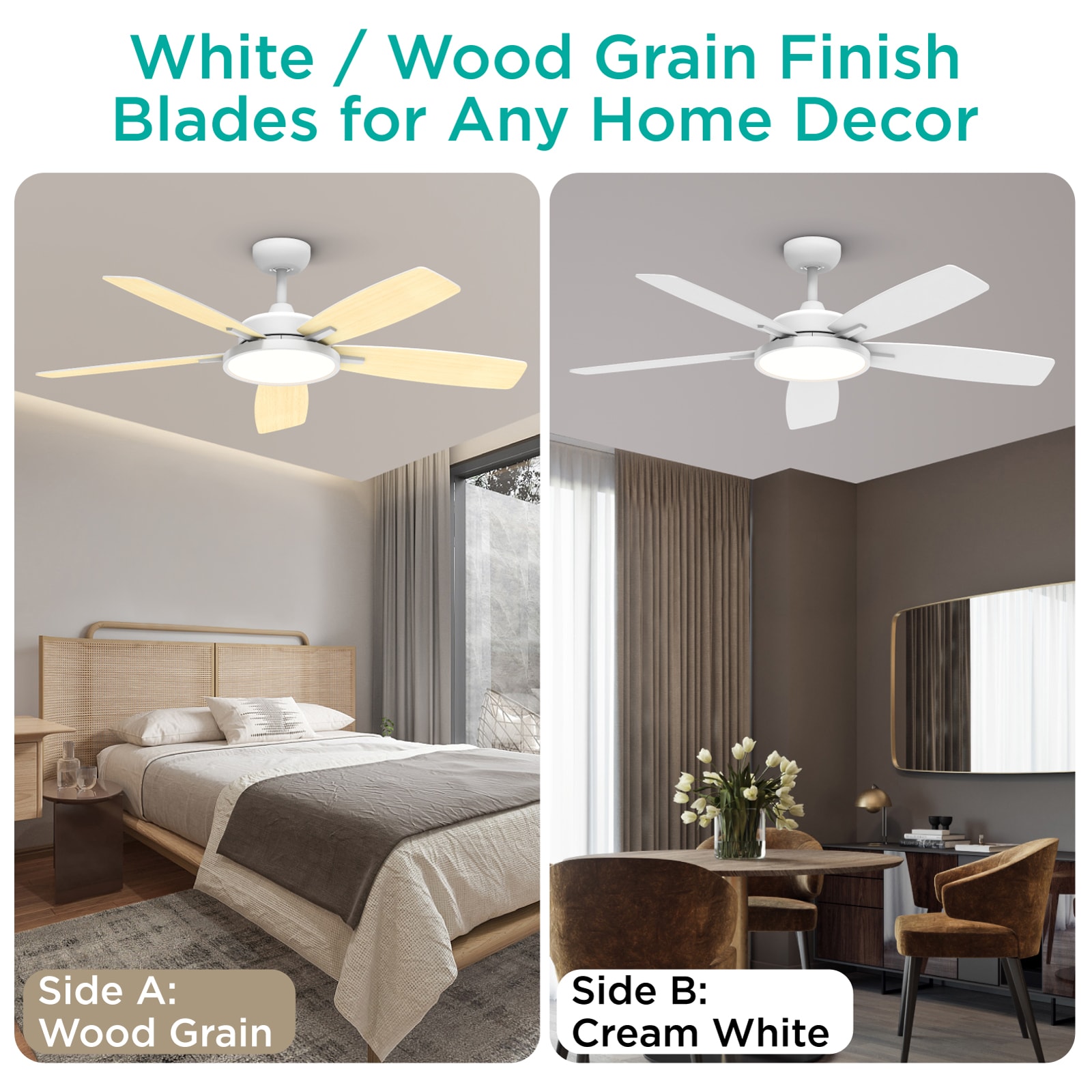 TALOYA RV52-WE-5D-T5 Ceiling-Fans - View #6