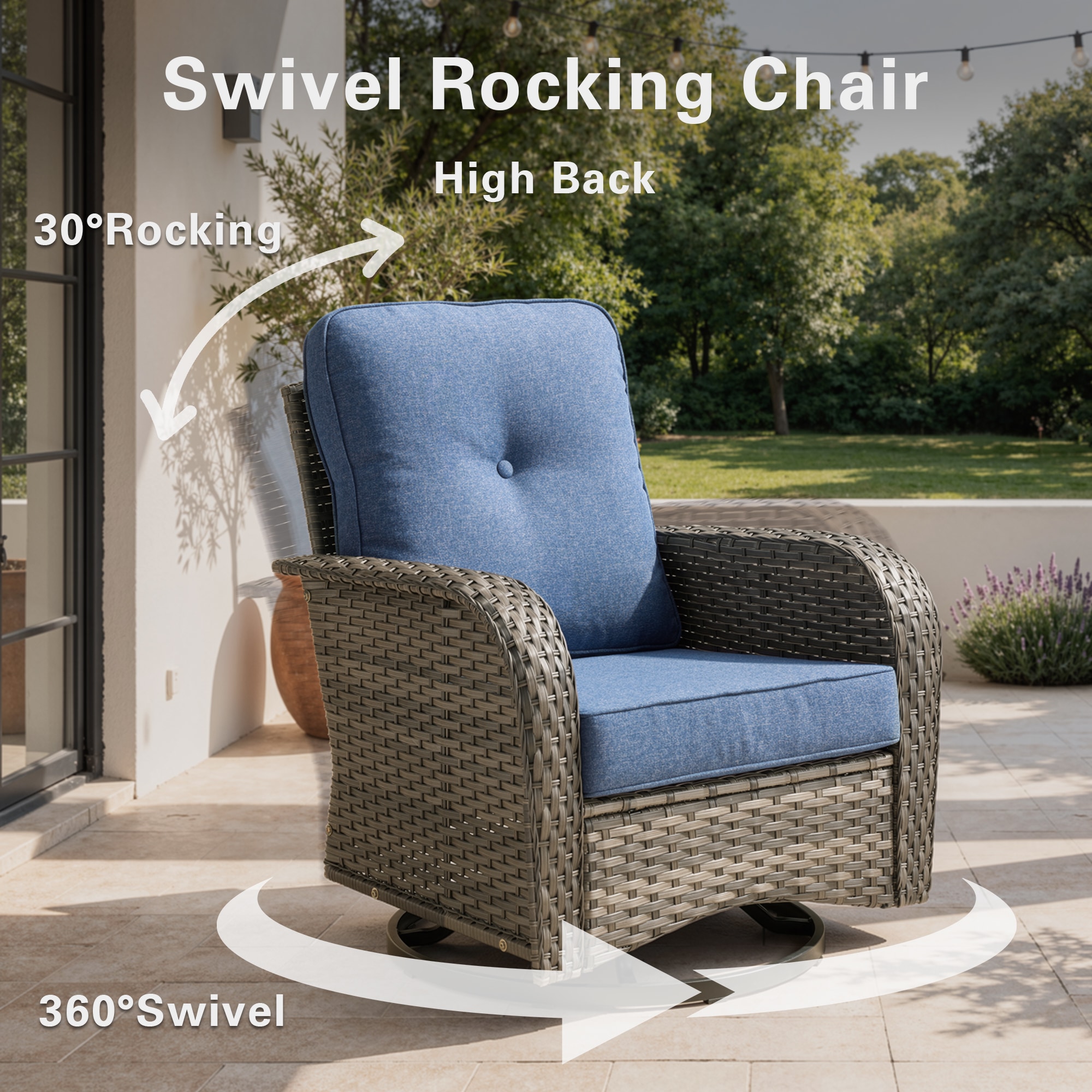 XIZZI XINGRS3052-T Patio-Conversation-Sets - View #3