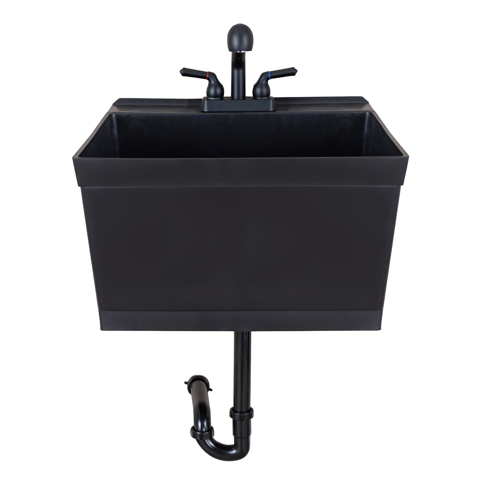 Plastic Black Utility Sink, Bathroom Vanity With Sink, Farmhouse Concrete  Wall Mount Kitchen Sink, Laundry Sink, Utility Sink, Waschtisch 