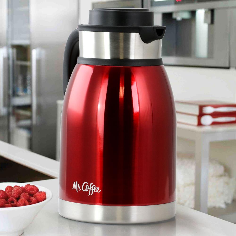 Gibson Home Mr. Coffee Brushed Stainless Steel Vacuum Pump Pot