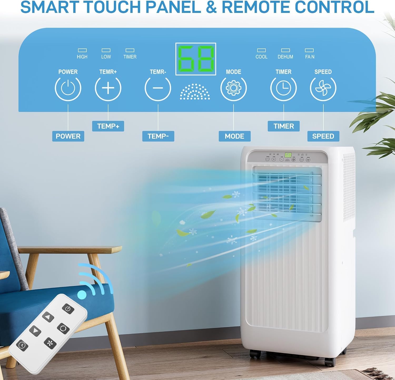Qeetex ZYS-PHO-10GRDO58 Portable-Air-Conditioners - View #7