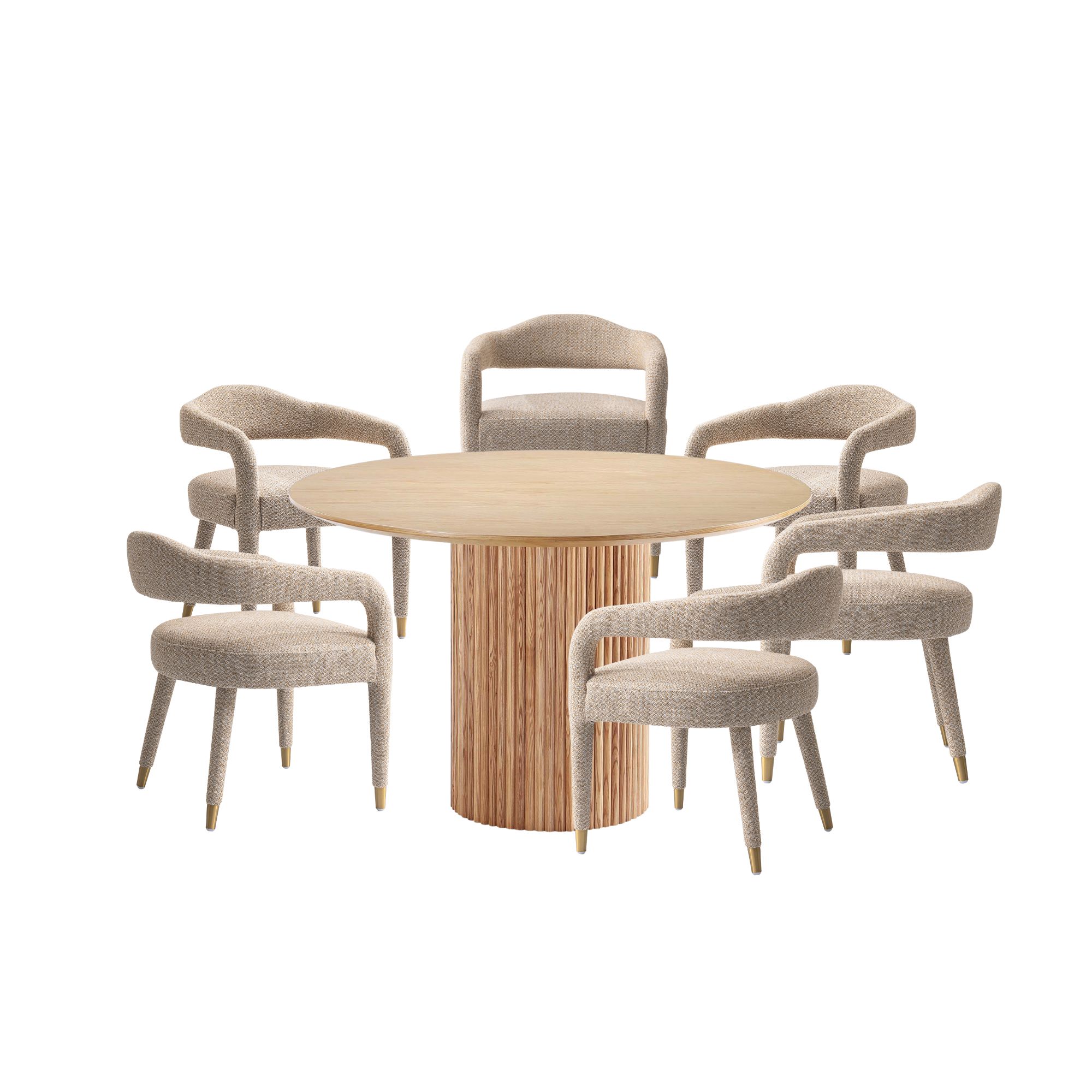 Manhattan Comfort 6-DT05DC093AR-NAGD Dining-Sets - View #2