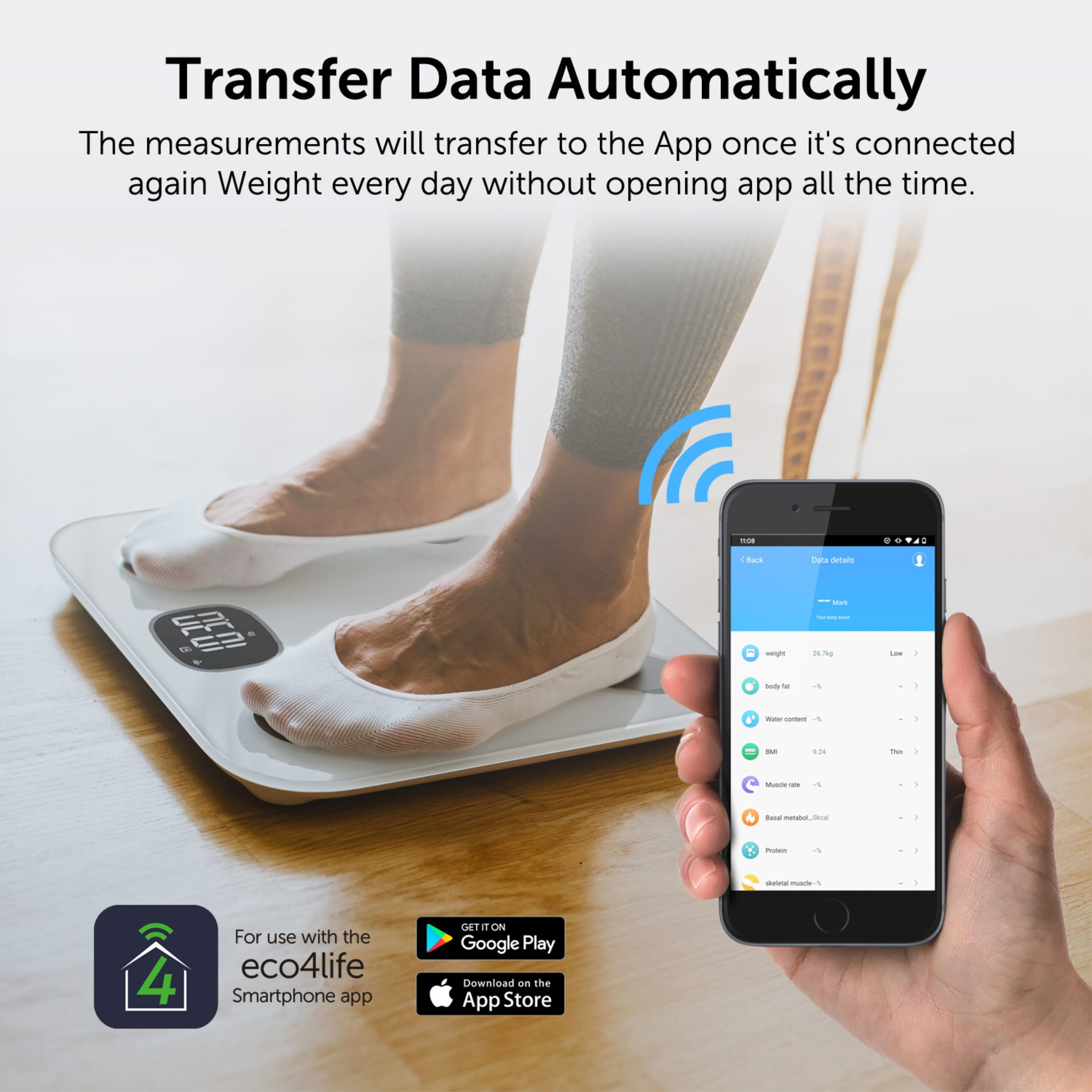 PICOOC Smart Scale for Body Weight Bathroom Digital BMI Scale w/ Bluetooth  19