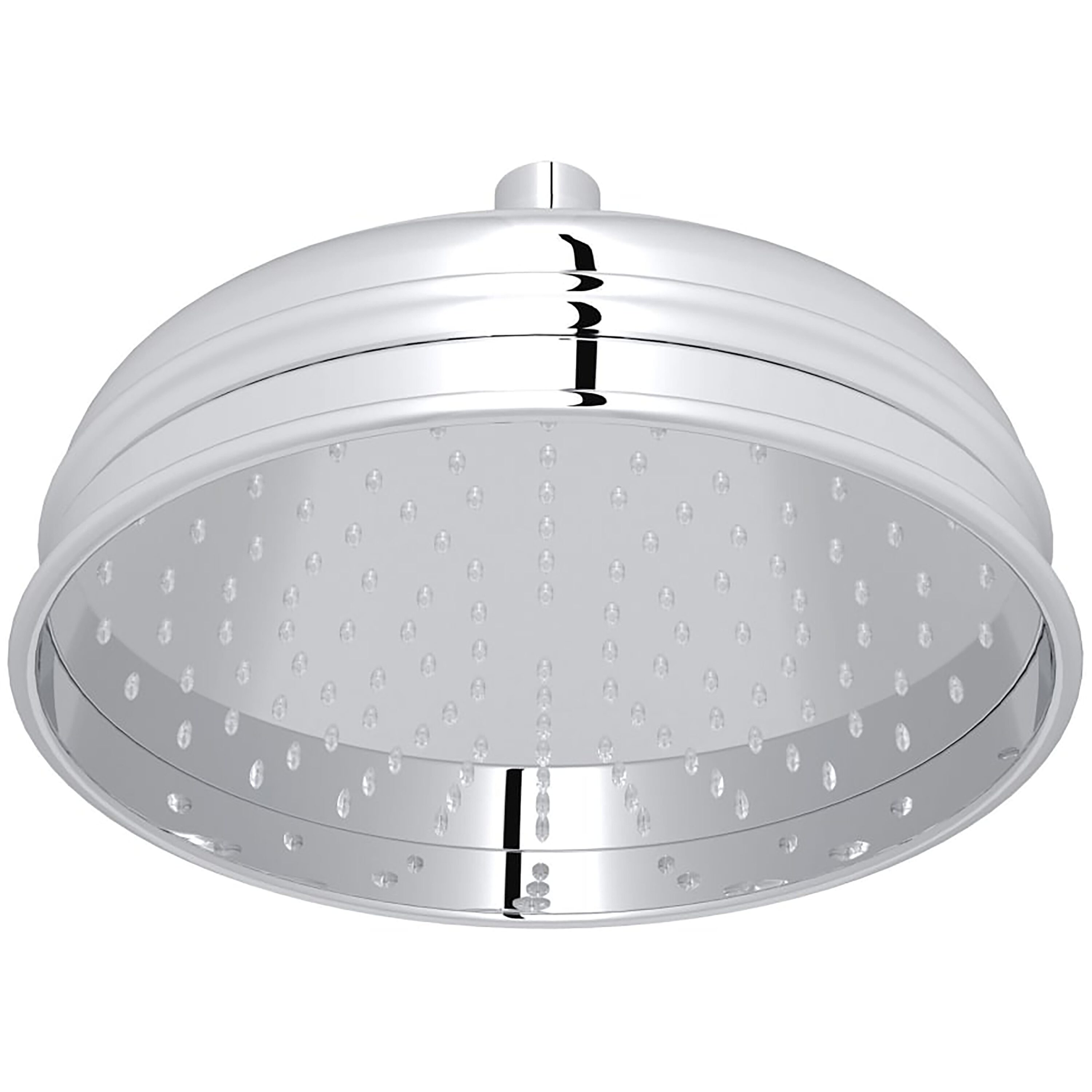 Rohl 1037/8APC 1.0 -Spray Polished Chrome 9-in Round Fixed Rain Shower Head 1.8 GPM