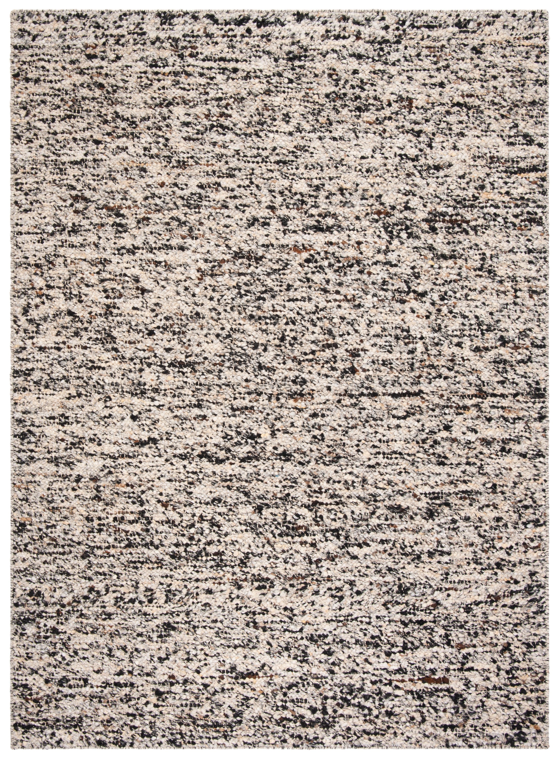 Safavieh NAT263F-5 Natura 5 x 8 (ft) Wool Beige/Gray Rectangular Indoor Abstract Bohemian/Eclectic Area rug