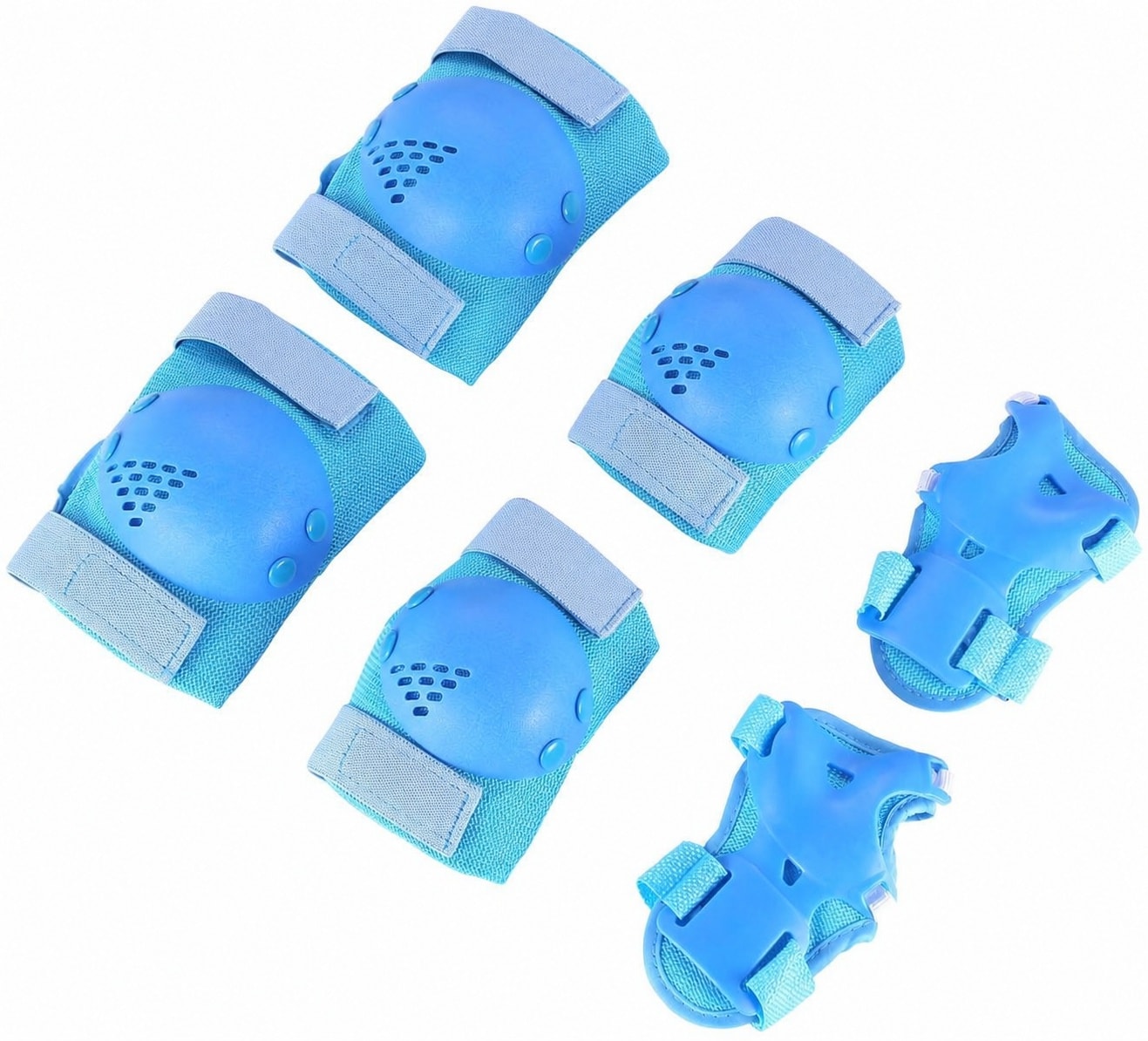 Yichuhaoxi Kids Youth Protective Gear Set for Ages 3 to 15 Knee Pads Elbow Pads Wrist Guards for Roller Skates BMX Bike Skateboard Inline Skating Scooter