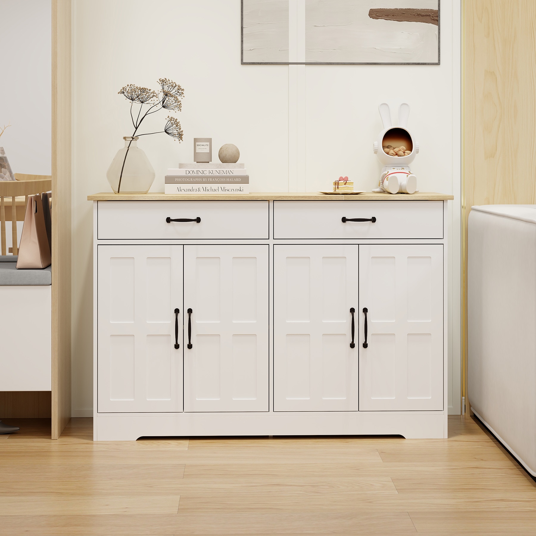 SINOFURN SYA860010WT Dining-Kitchen-Storarge - View #2
