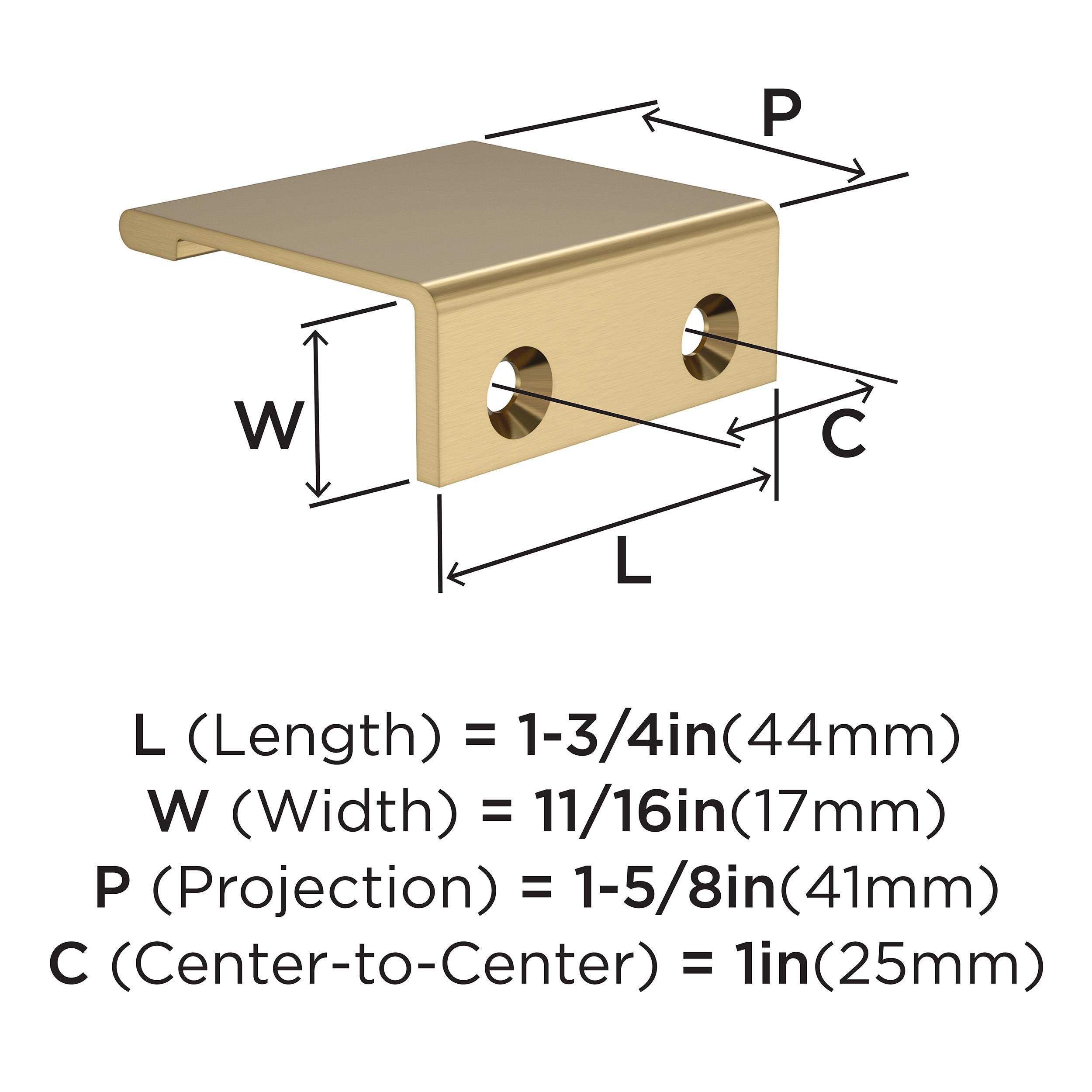 Amerock 10VMP37190CZ Cabinet-Pulls - View #4
