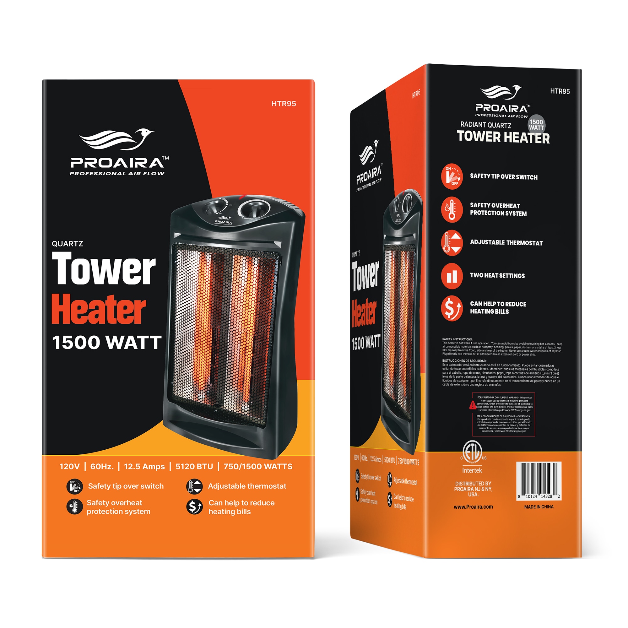 PROAIRA HTR95 Portable-Electric-Heat - View #5