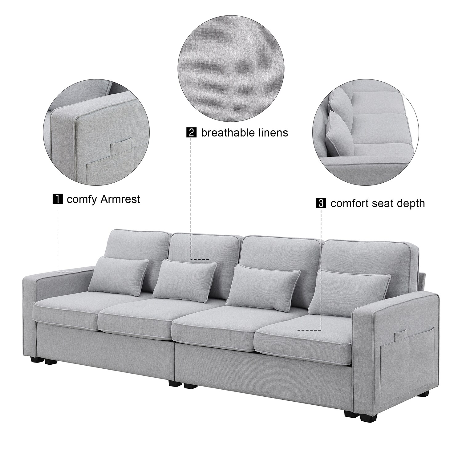 GZMR GZ-GN3886E Sofas-Loveseats - View #5