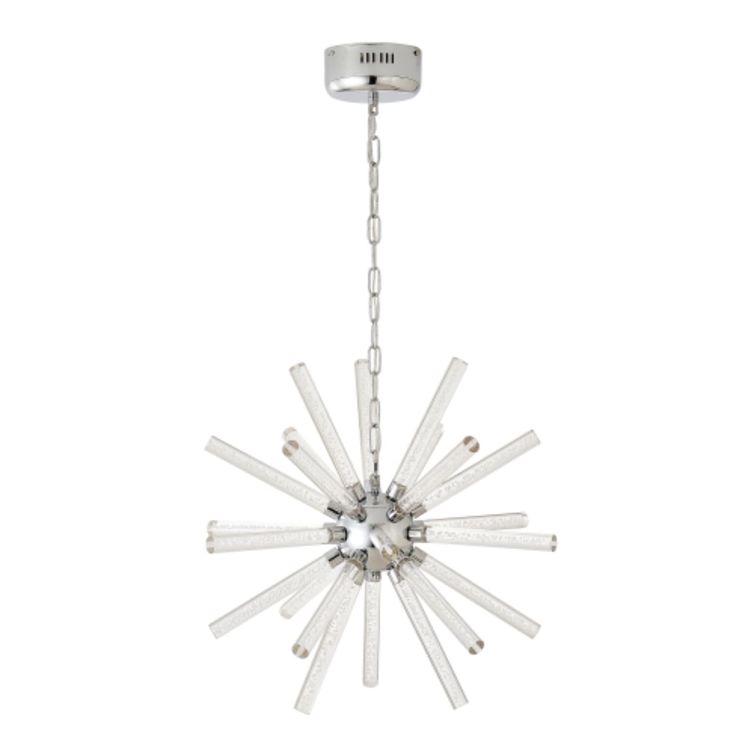 ZHLLMQ 24 Light Bubble Pillar Adjustable Pendant Chandelier for Home Hotel Decor