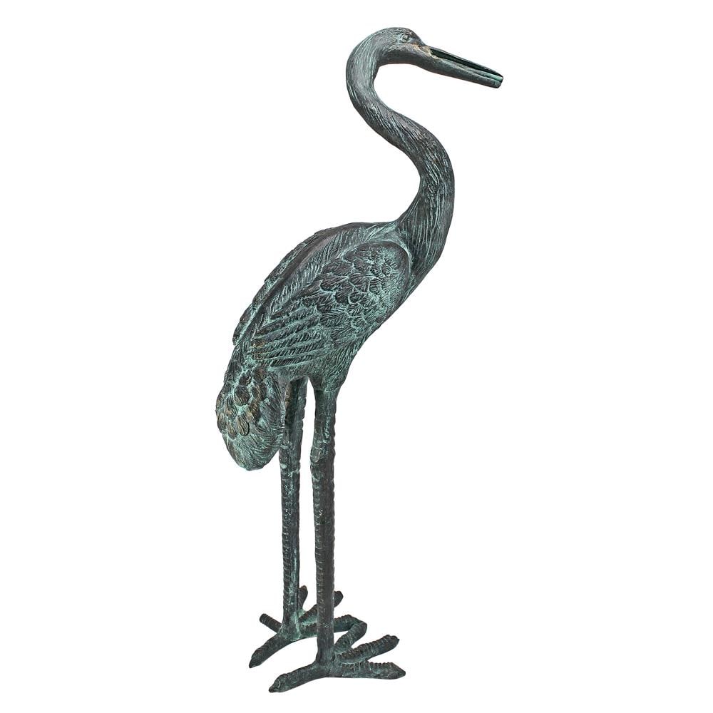 Bronze Heron Garden Statues at Lowes.com