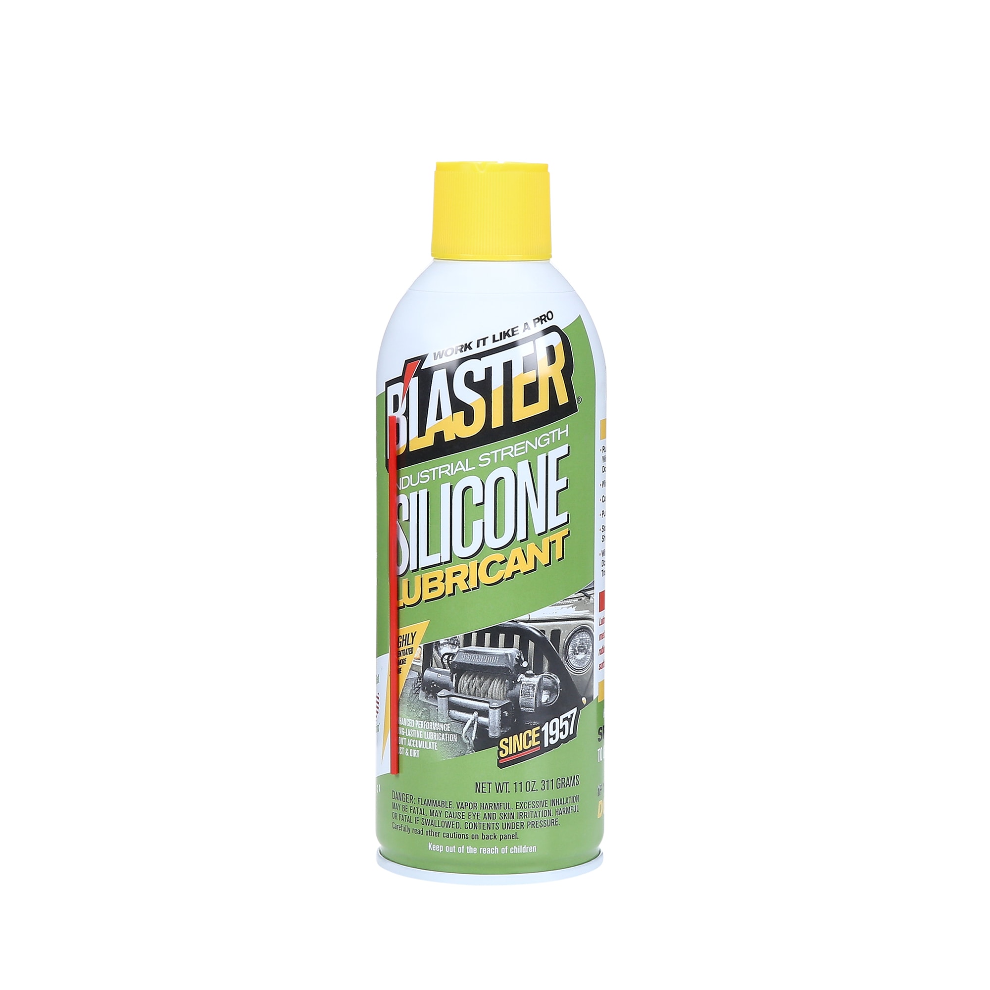 Blaster 16-SL Silicone Lubricant, 11 oz, Aerosol Can, Clear, Liquid
