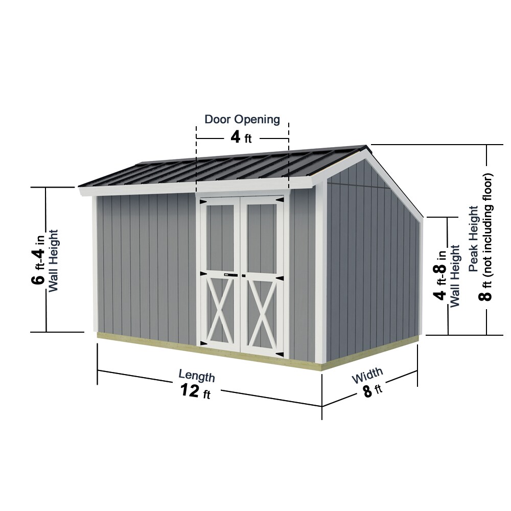 Best Barns ASPEN812 Wood-Storage-Buildings - View #4
