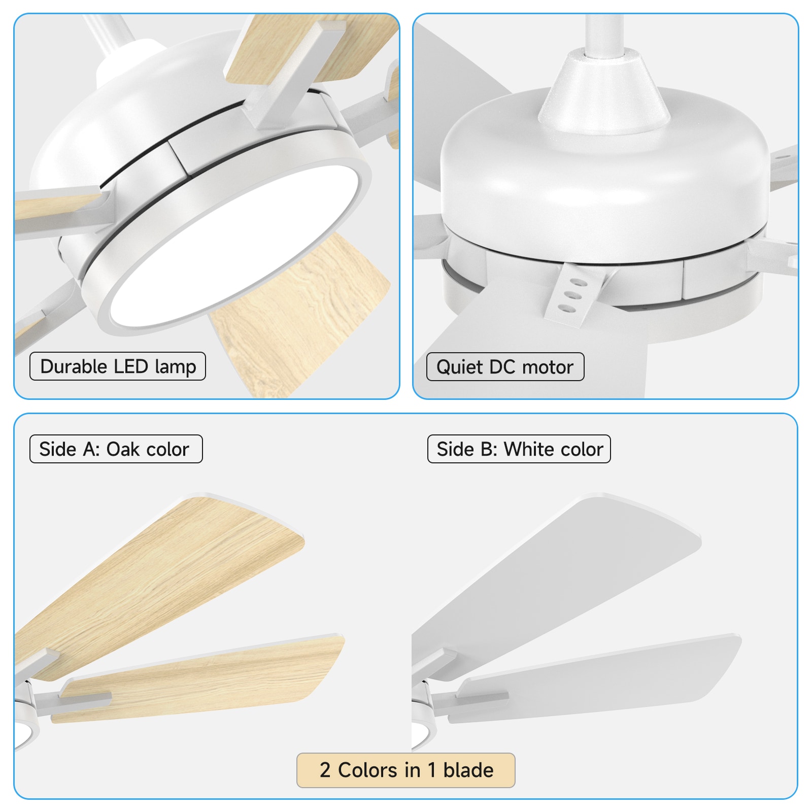 TALOYA RV46-WE-5D-T5 Ceiling-Fans - View #3