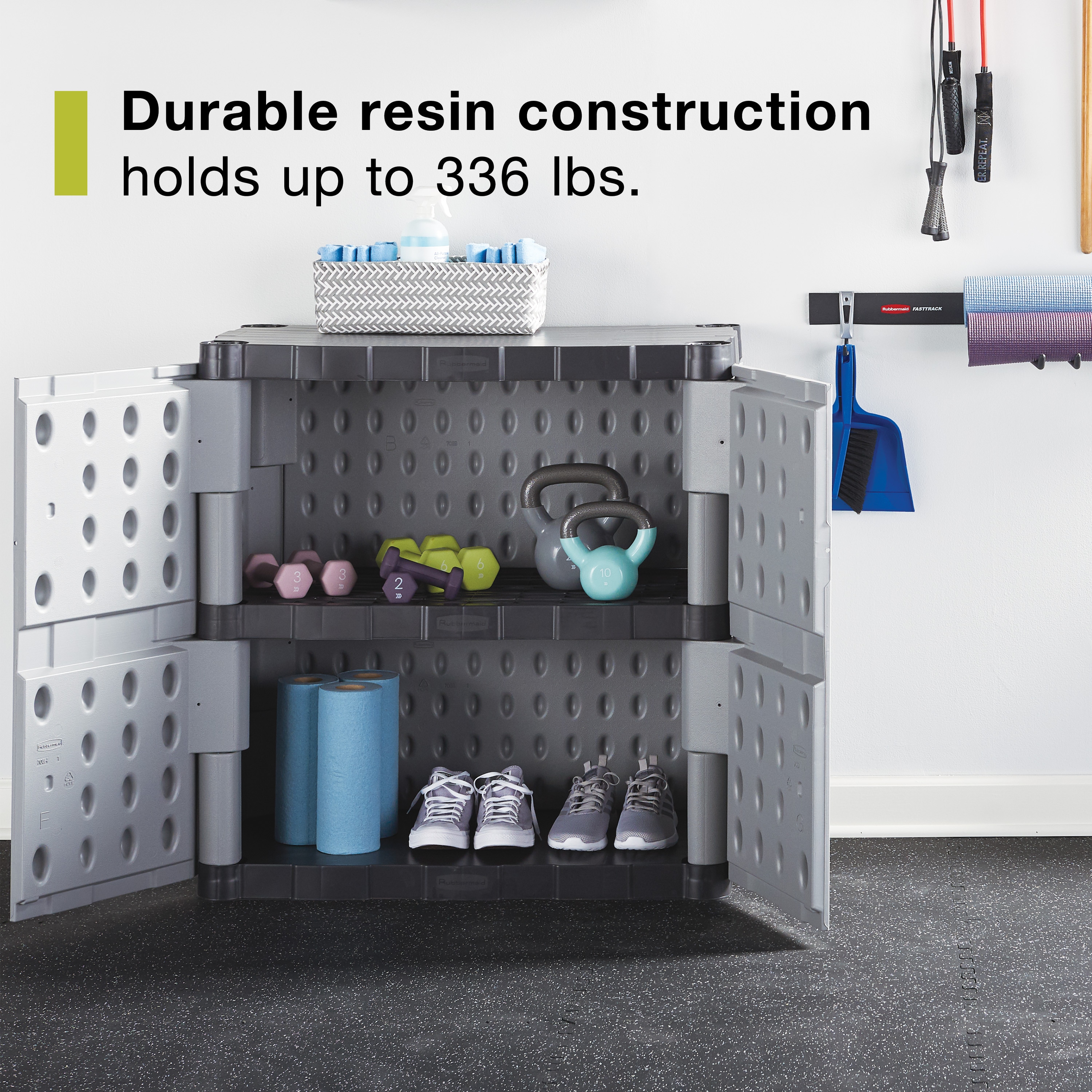 Rubbermaid FG708500MICHR Garage-Cabinets - View #3