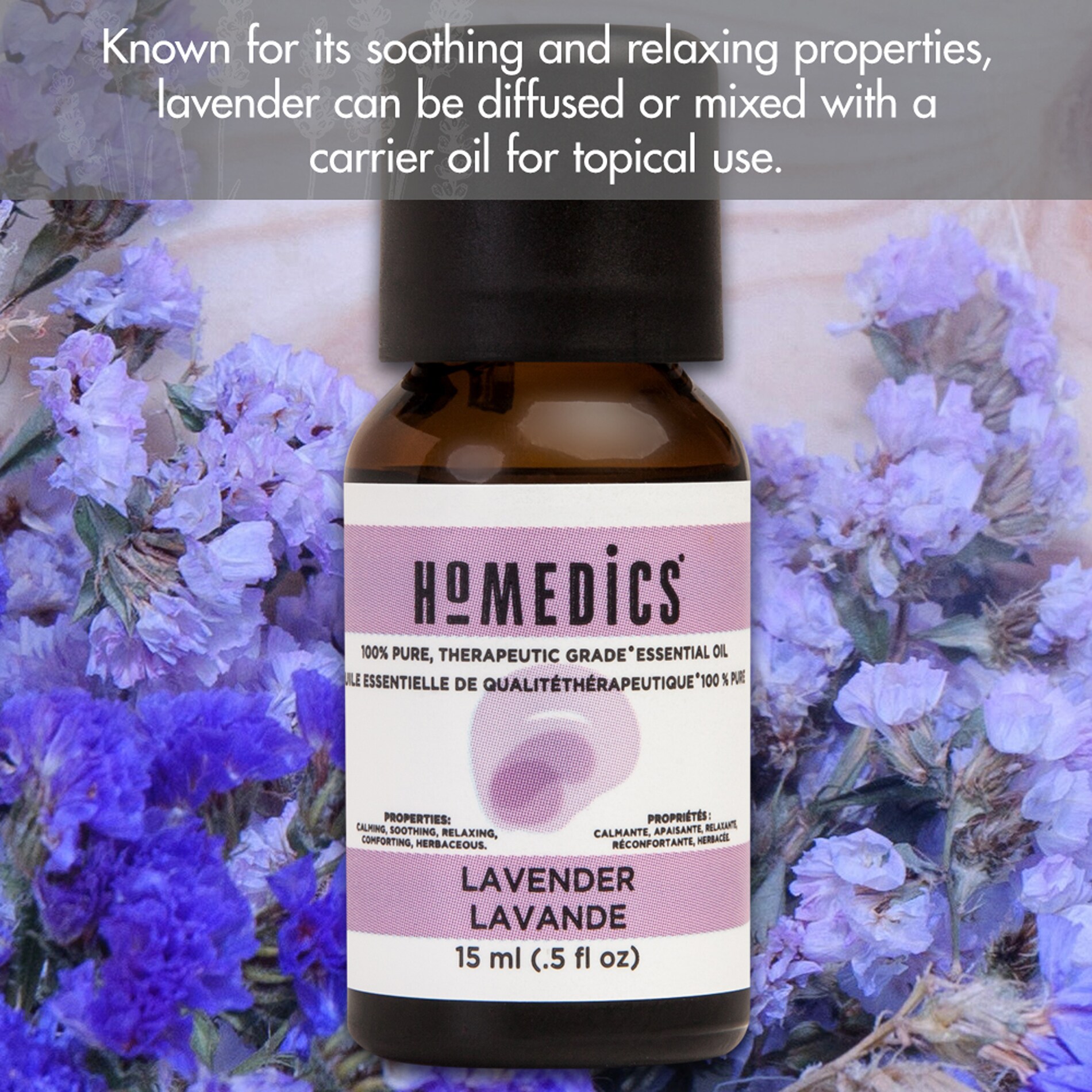 Lavender Essential Oil 15 ml - Homedics