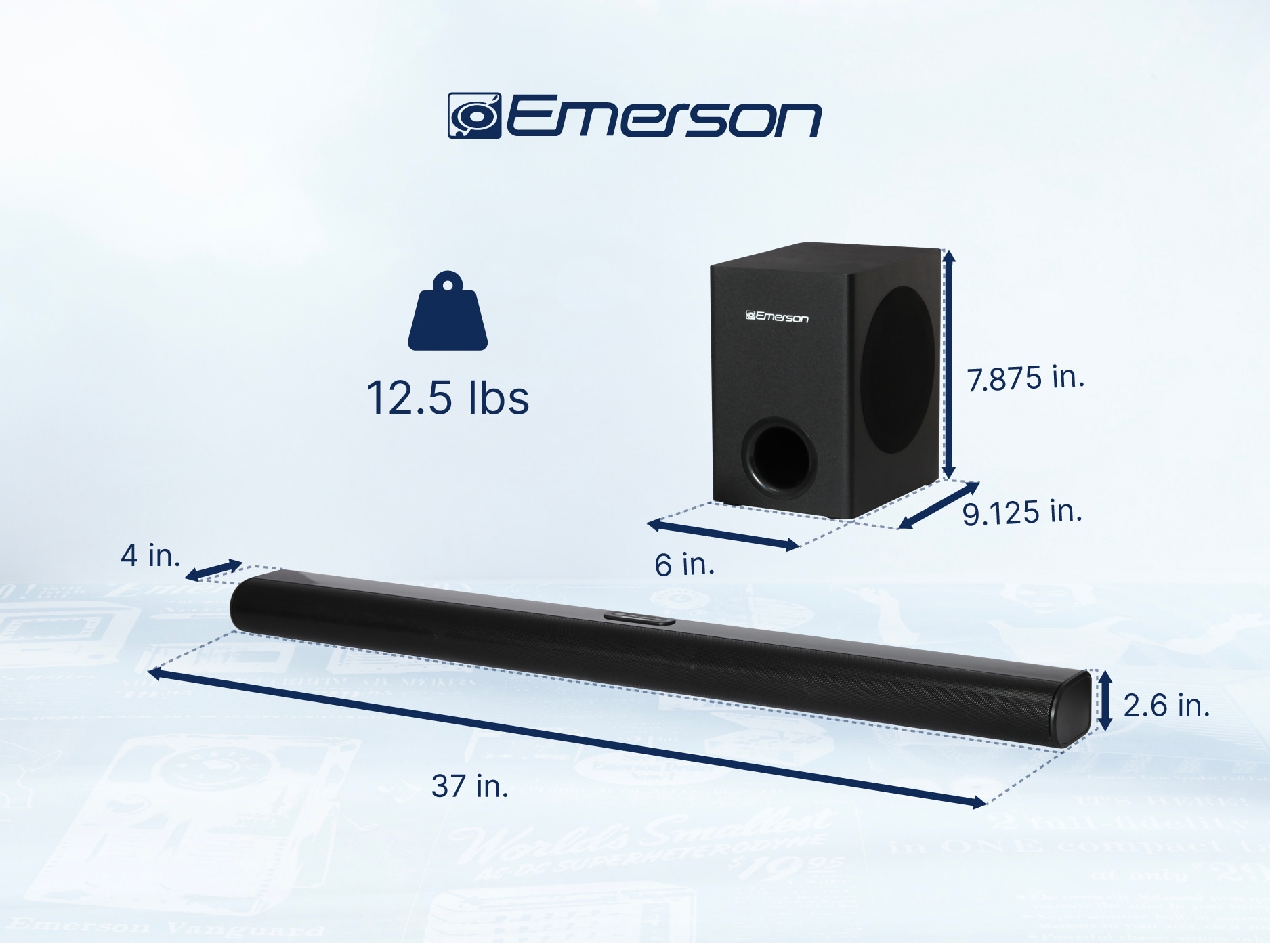 Emerson EHS-2050 Sound-Bars - View #3