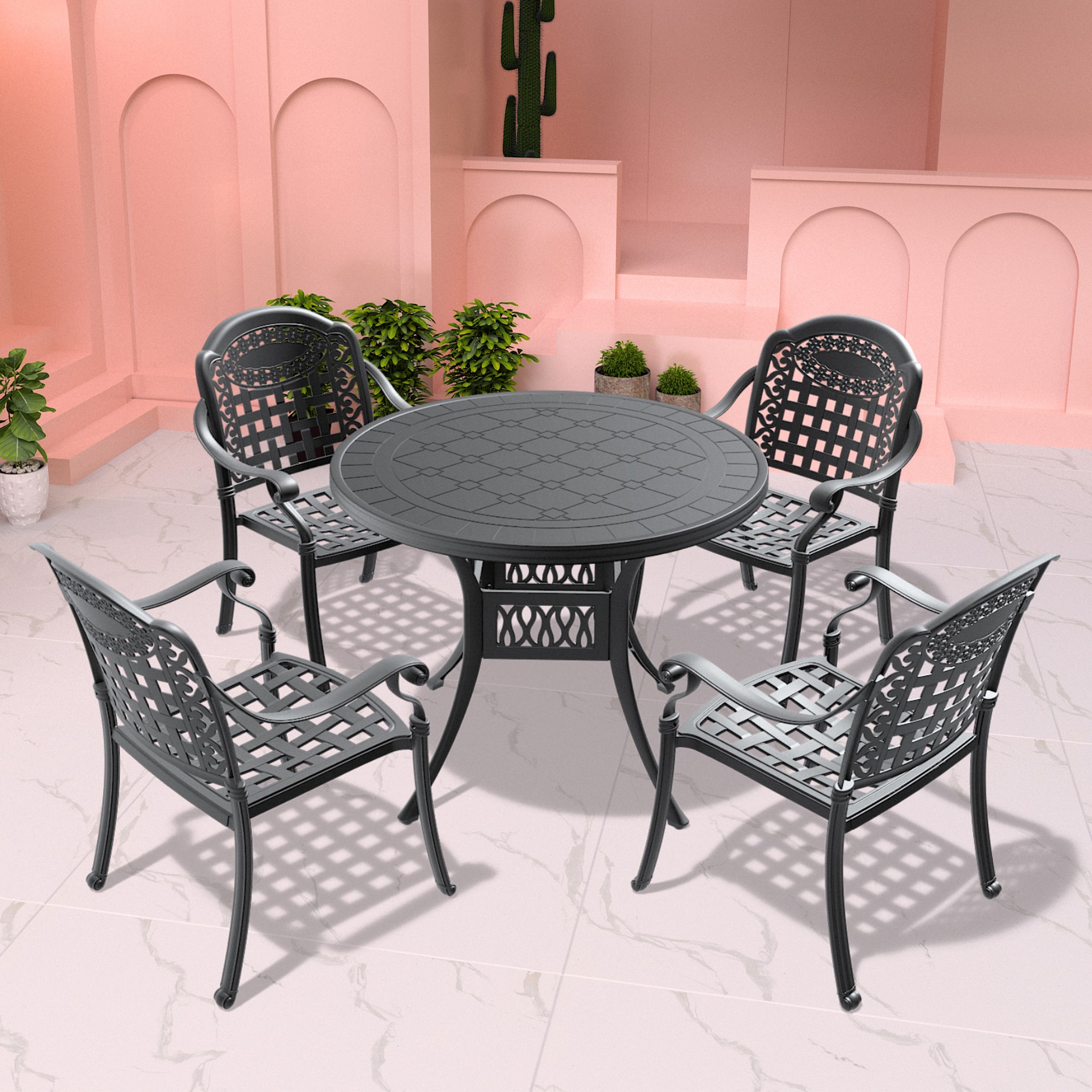 Kahomvis NICE-QPW1-004 Patio-Tables - View #2