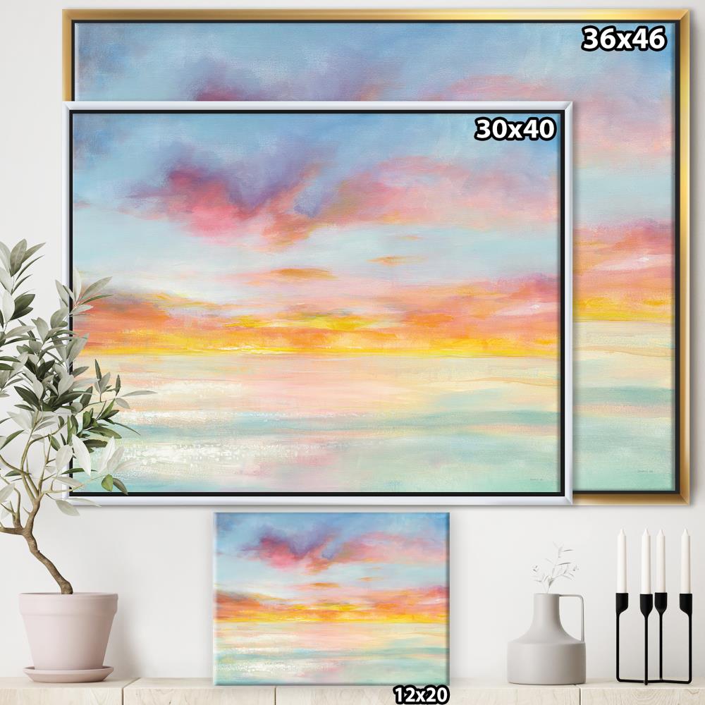 Designart FL30115-46-36-GD Wall-Art - View #3