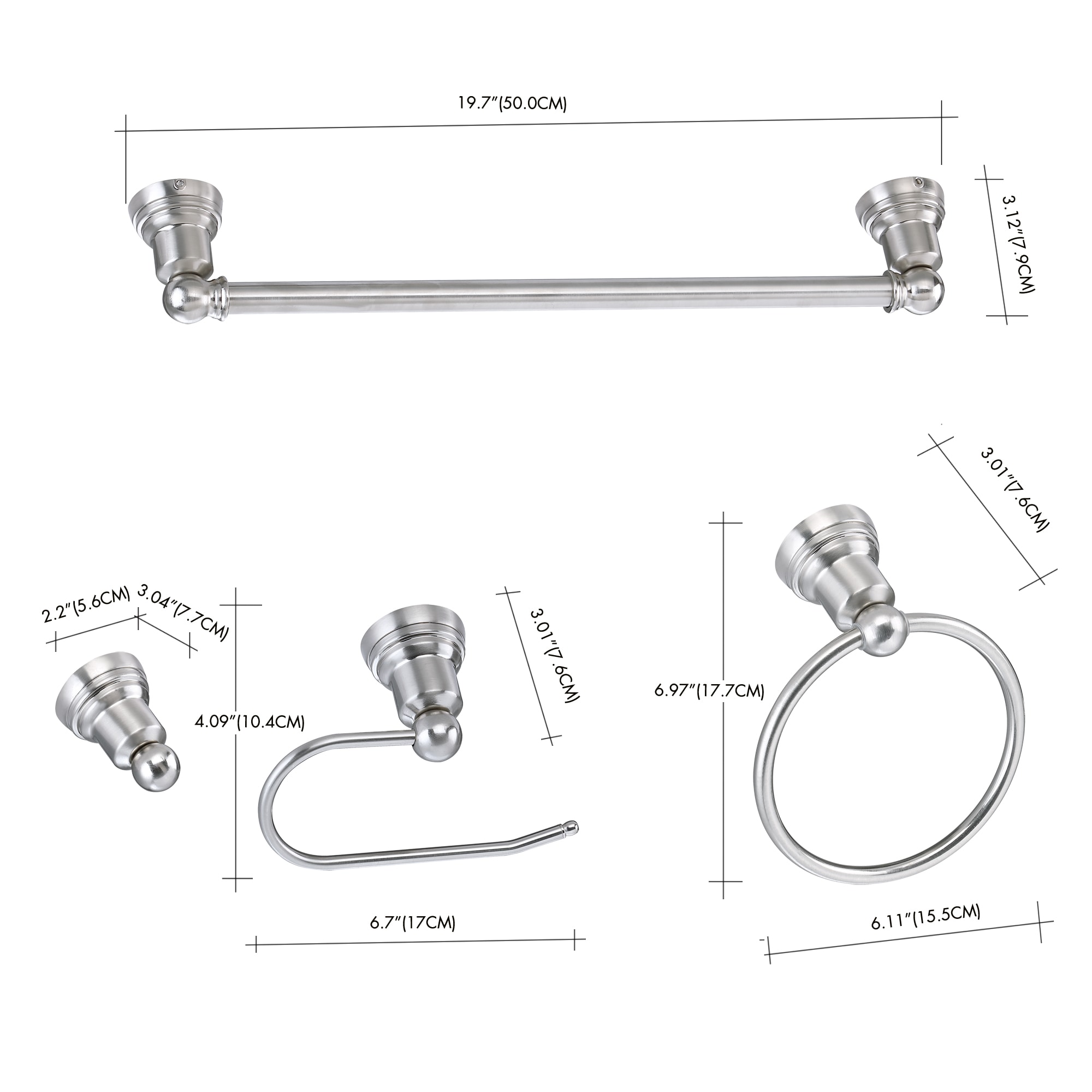Sir Faucet TOHLAR-031 Decorative-Bath-Hardware-Kits - View #5