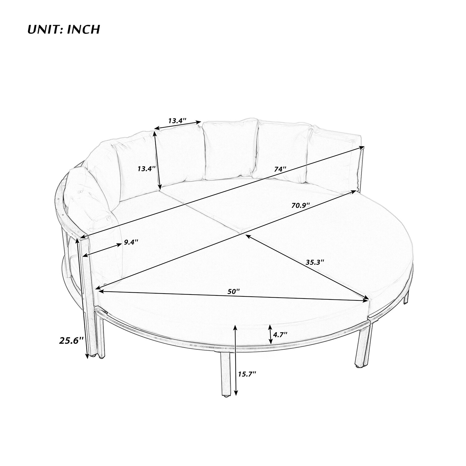 Bybafun YA0200248 Patio-Sofas-Daybeds - View #13