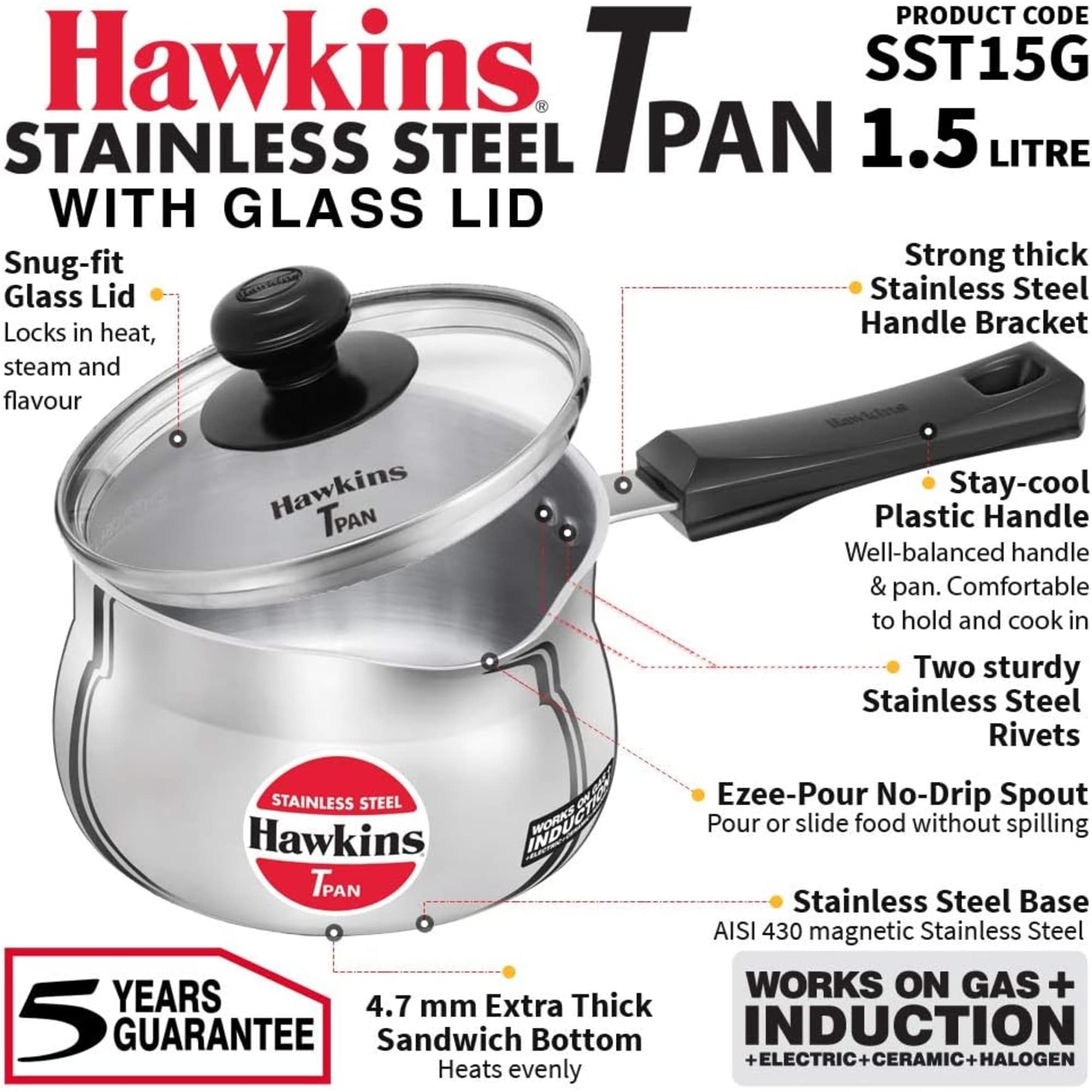 Hawkins SST15G Stock-Pots - View #2