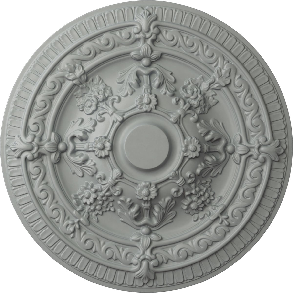 Ekena Millwork CM26VI Vincent 26.0-Inches W x 26.0-Inches L Architectural Primed Polyurethane Whole Ceiling Medallion