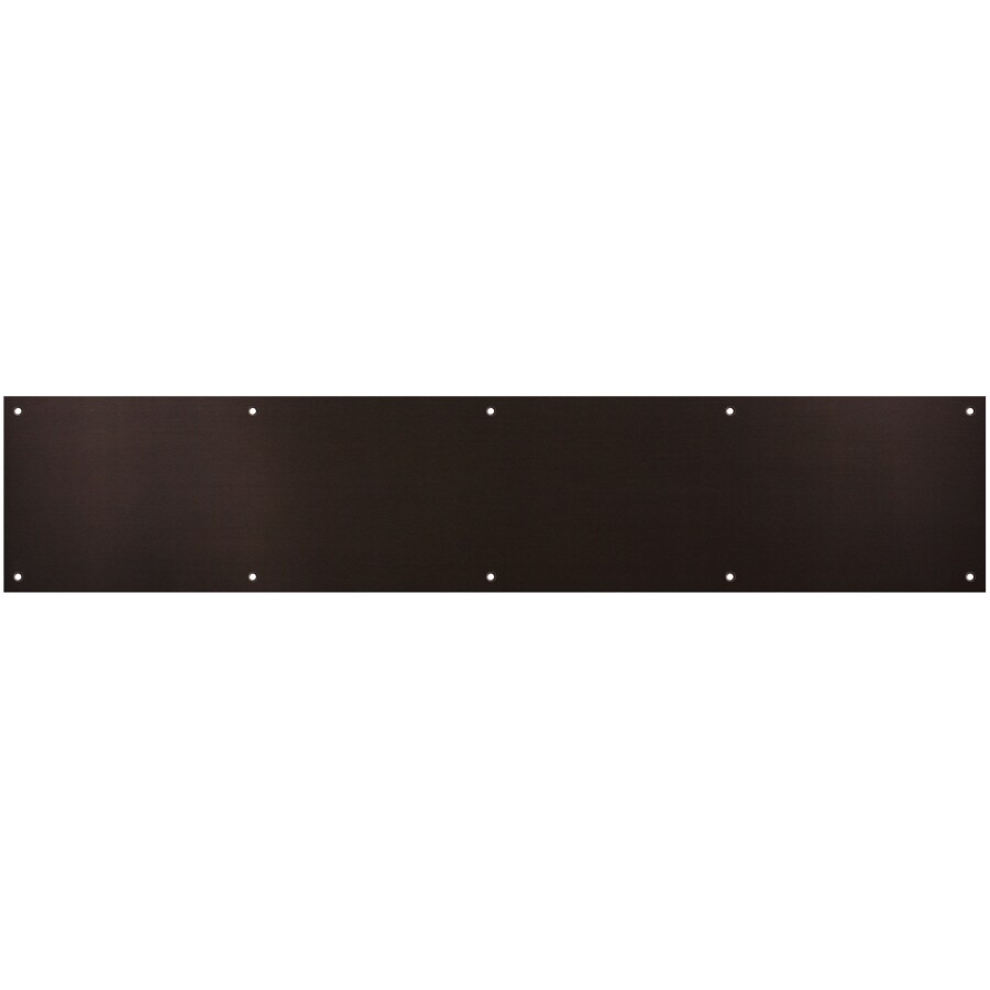 Gatehouse 30-in x 6-in Oil-Rubbed Bronze Entry Door Kick Plate in the ...